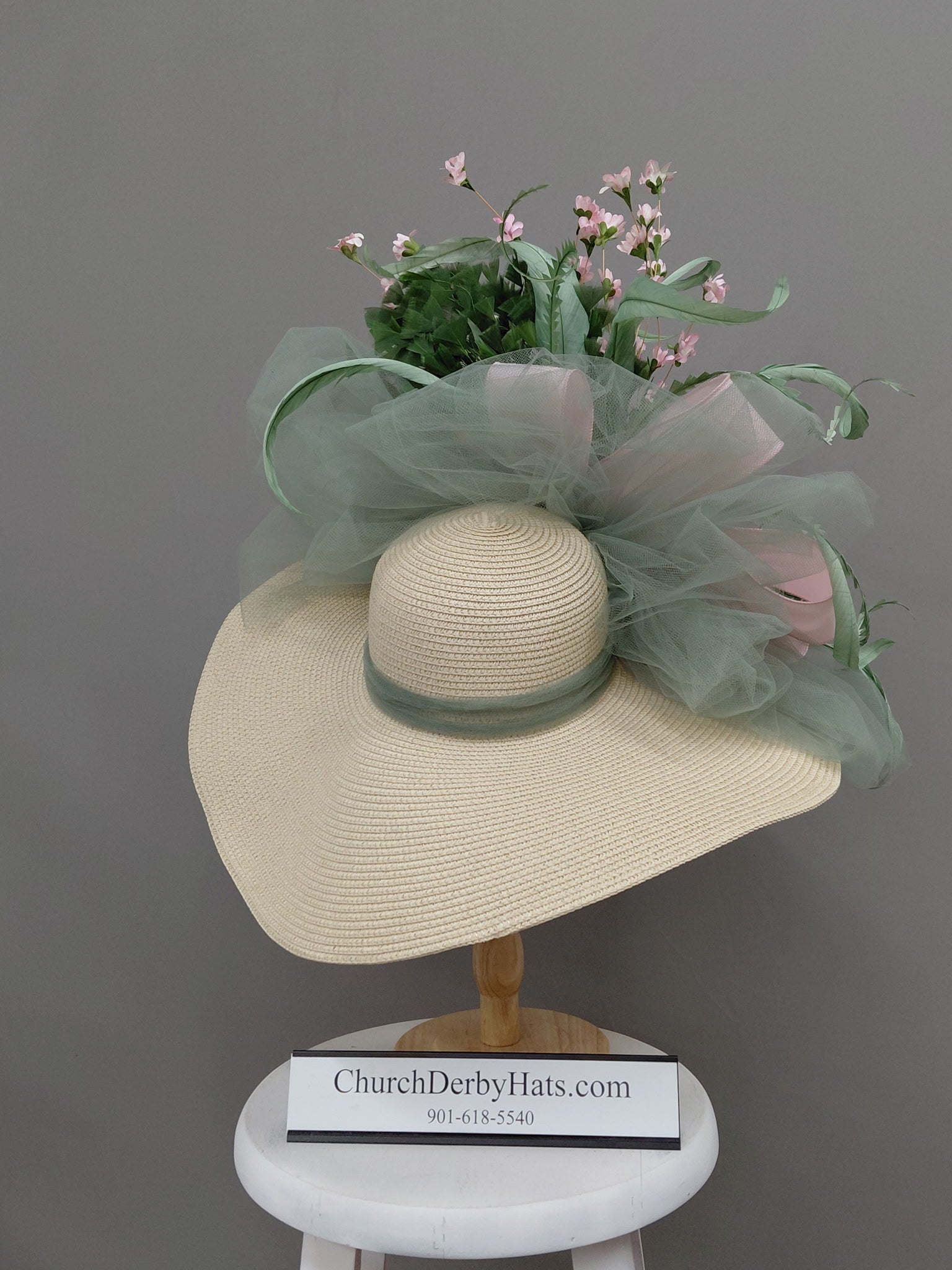 Garden Party - Kentucky Derby Hat - Church Hat