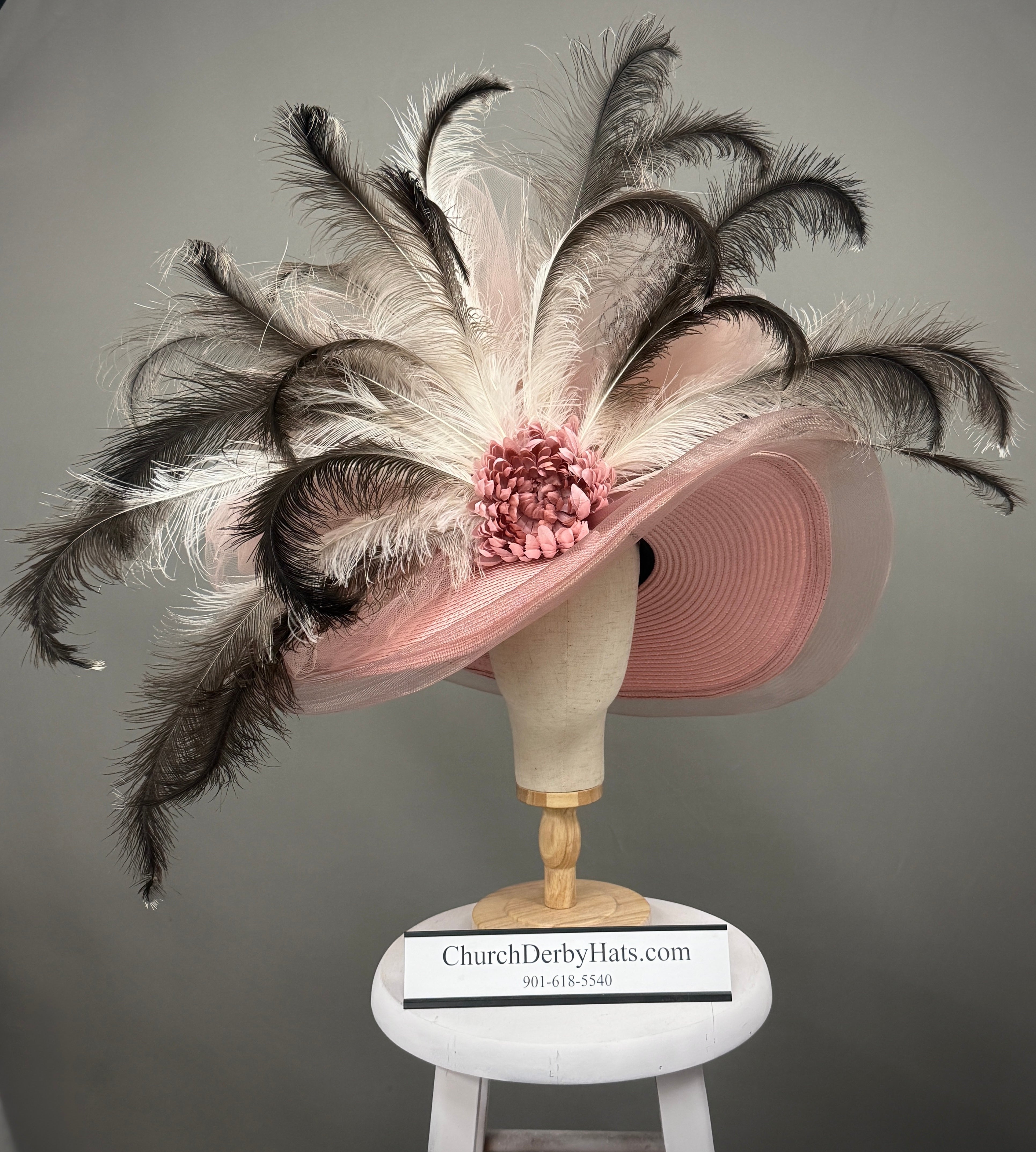 Blush Goddess - Kentucky Derby Hat
