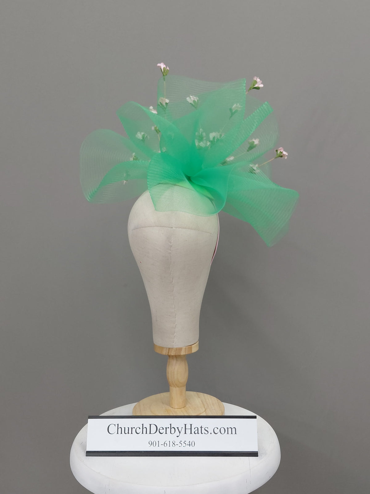Queenie - Kentucky Derby Fascinator on Headband
