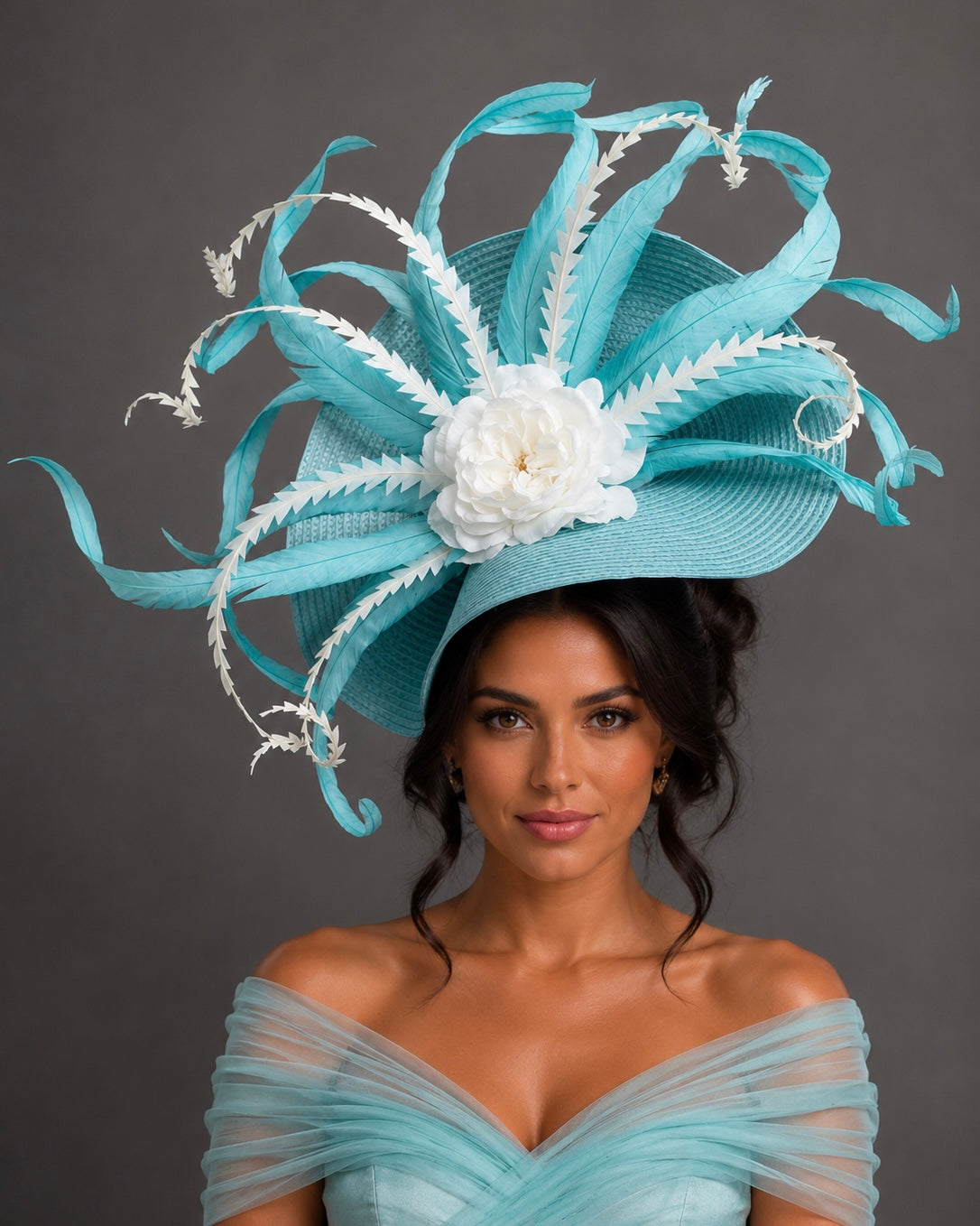 Melissa Blue Fascinator