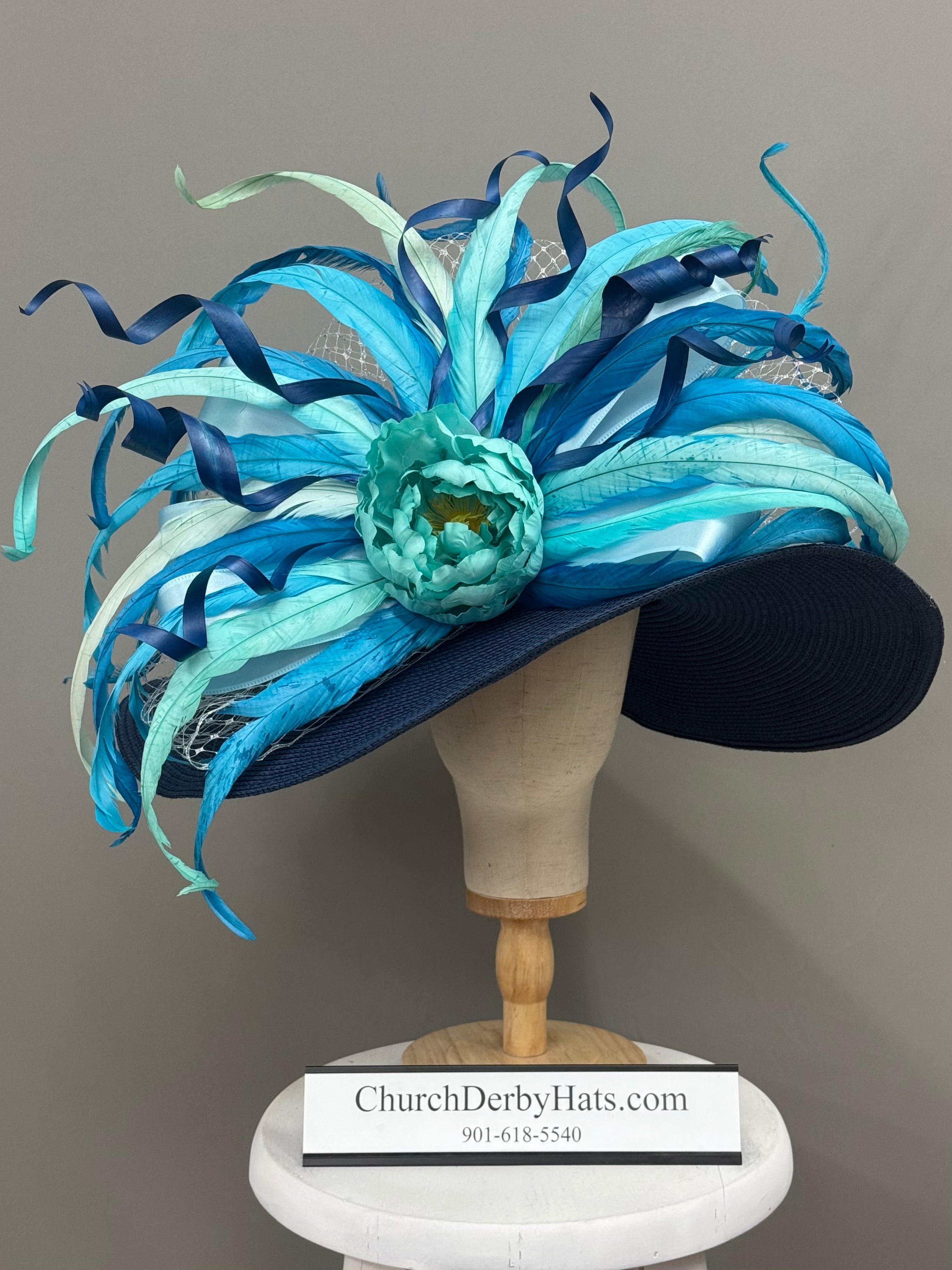 Racing Fashion Hat - Kentucky Derby Hat