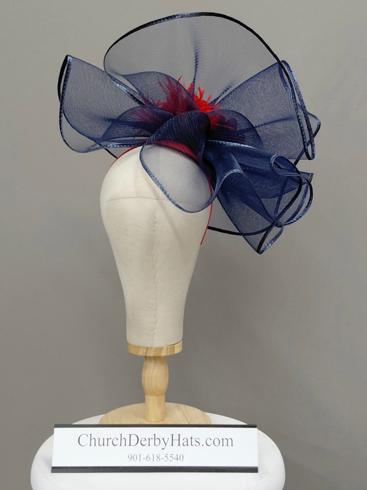 Bindi - Kentucky Derby Hat- Church Hat - Fascinator on Headband