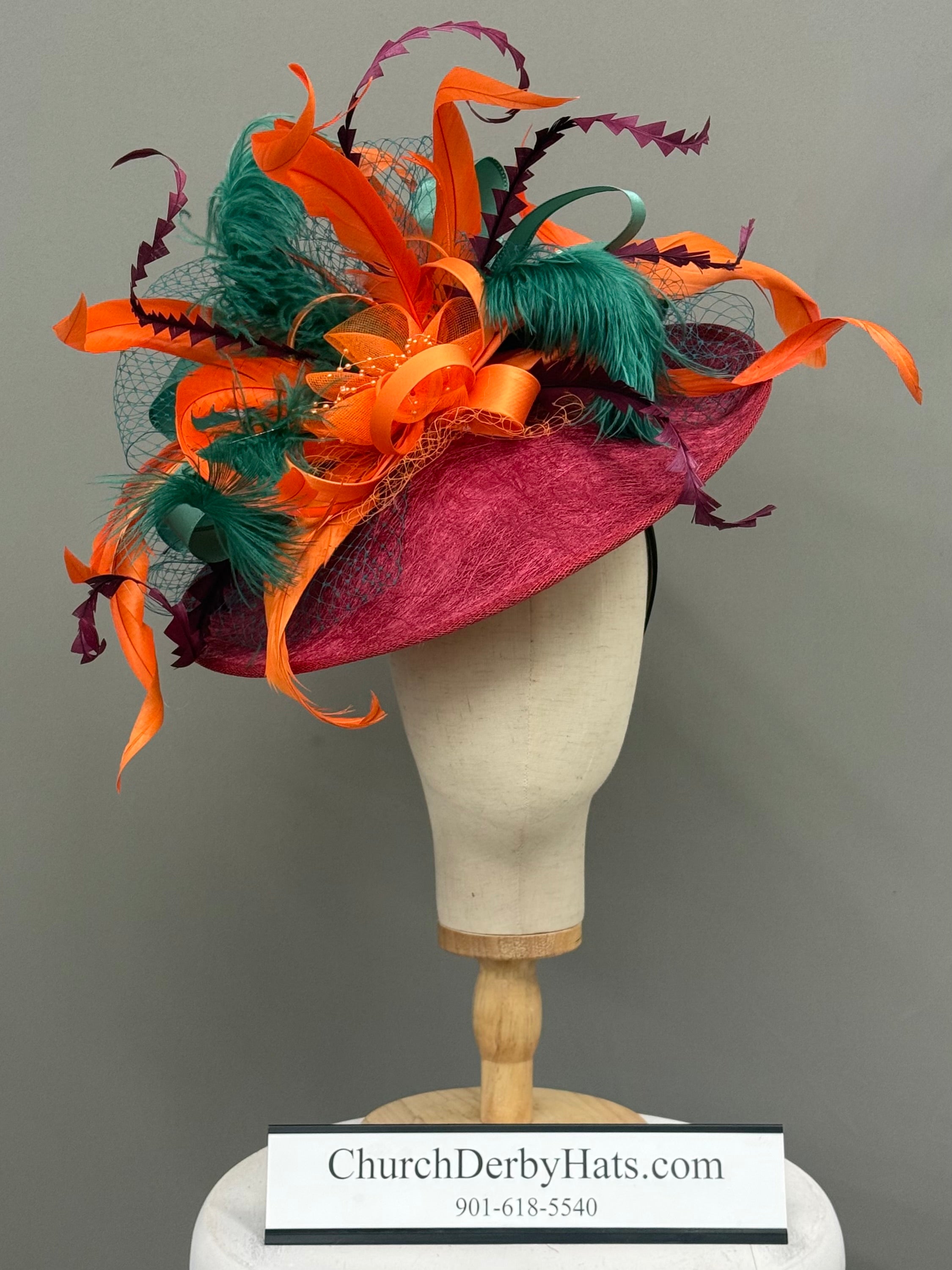 Amberleigh Fascinator - Kentucky Derby Hat