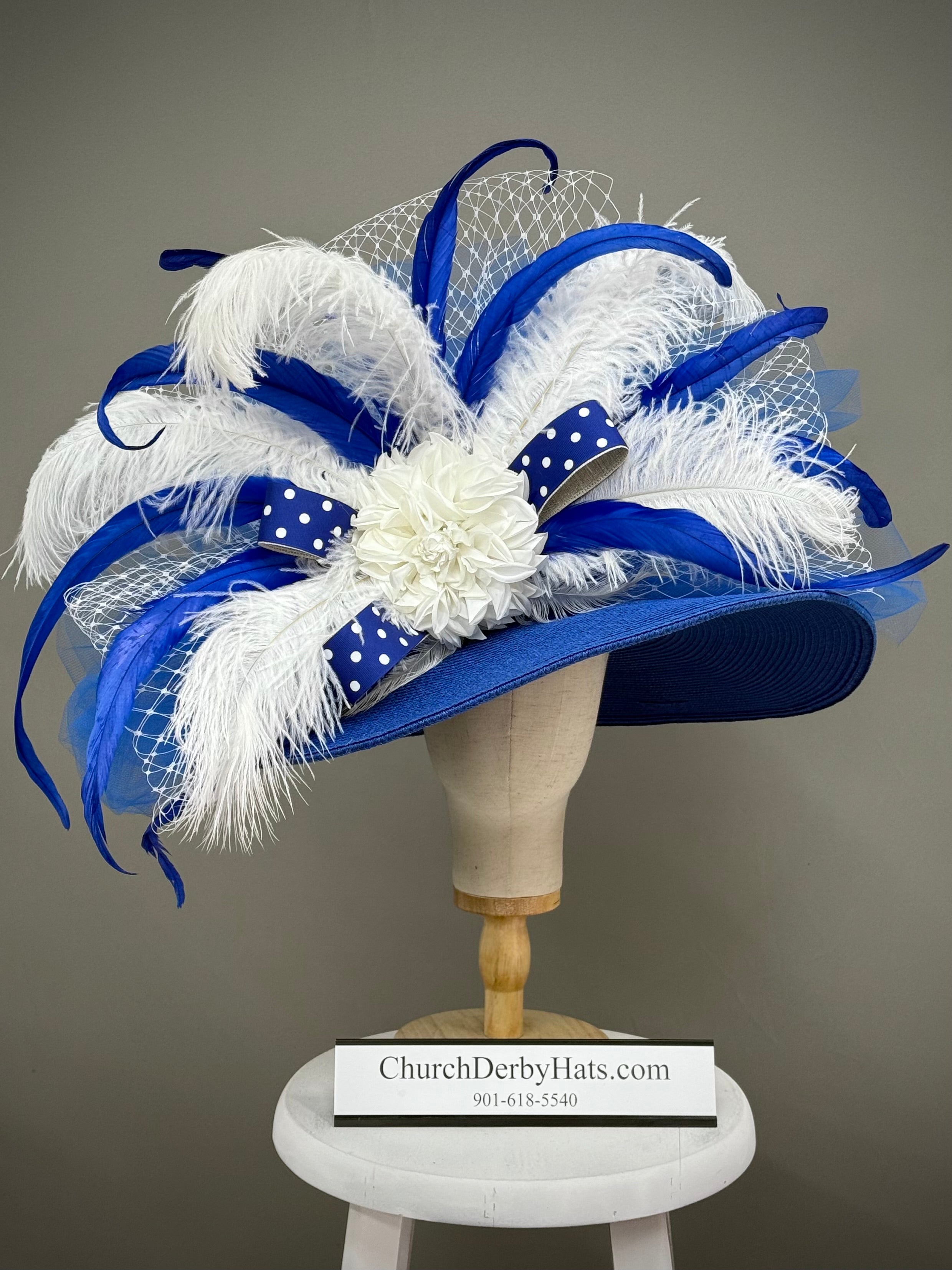 Kentucky Blue - Church Derby Hat