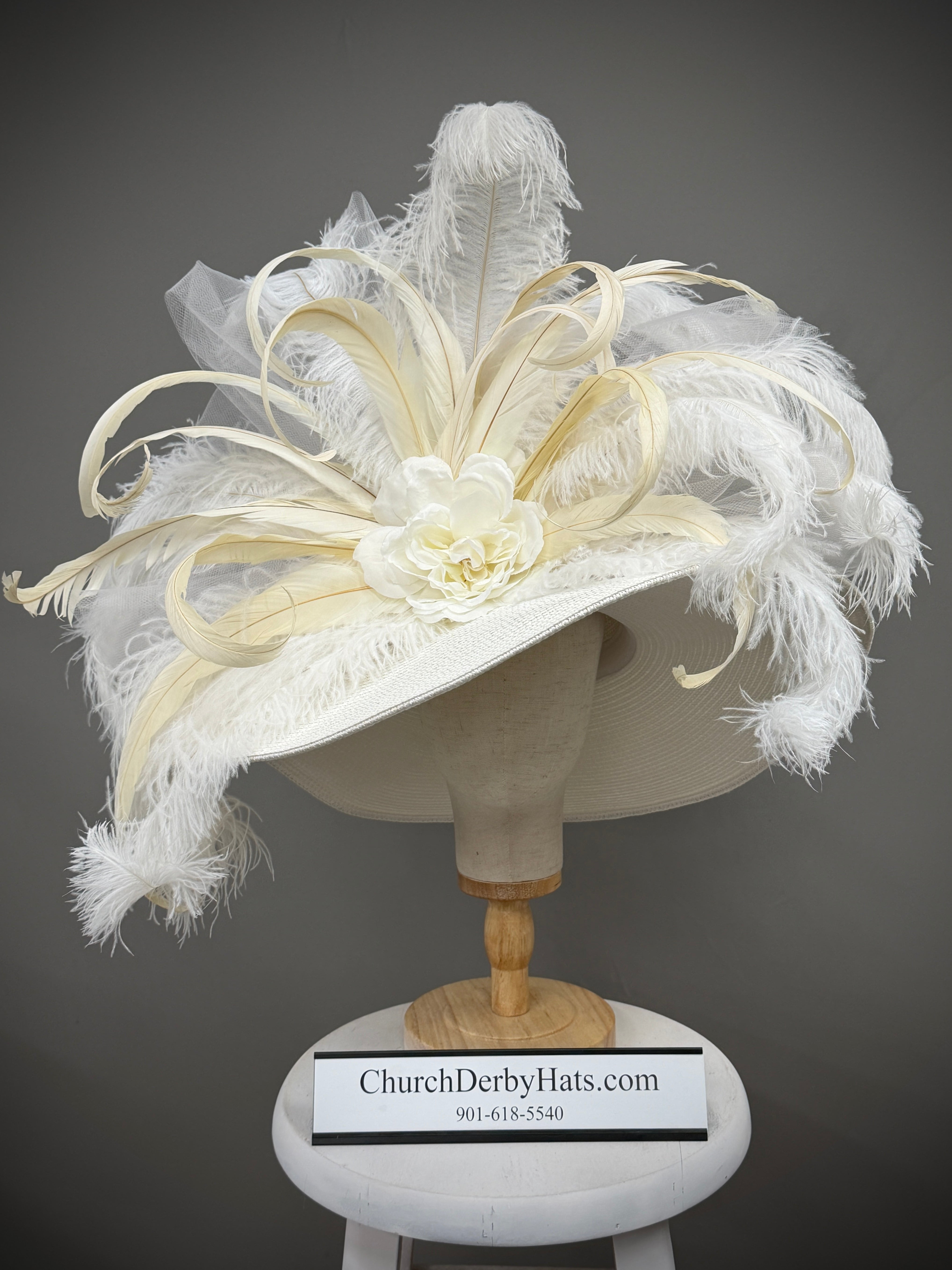 Queenie - Church Derby Hat