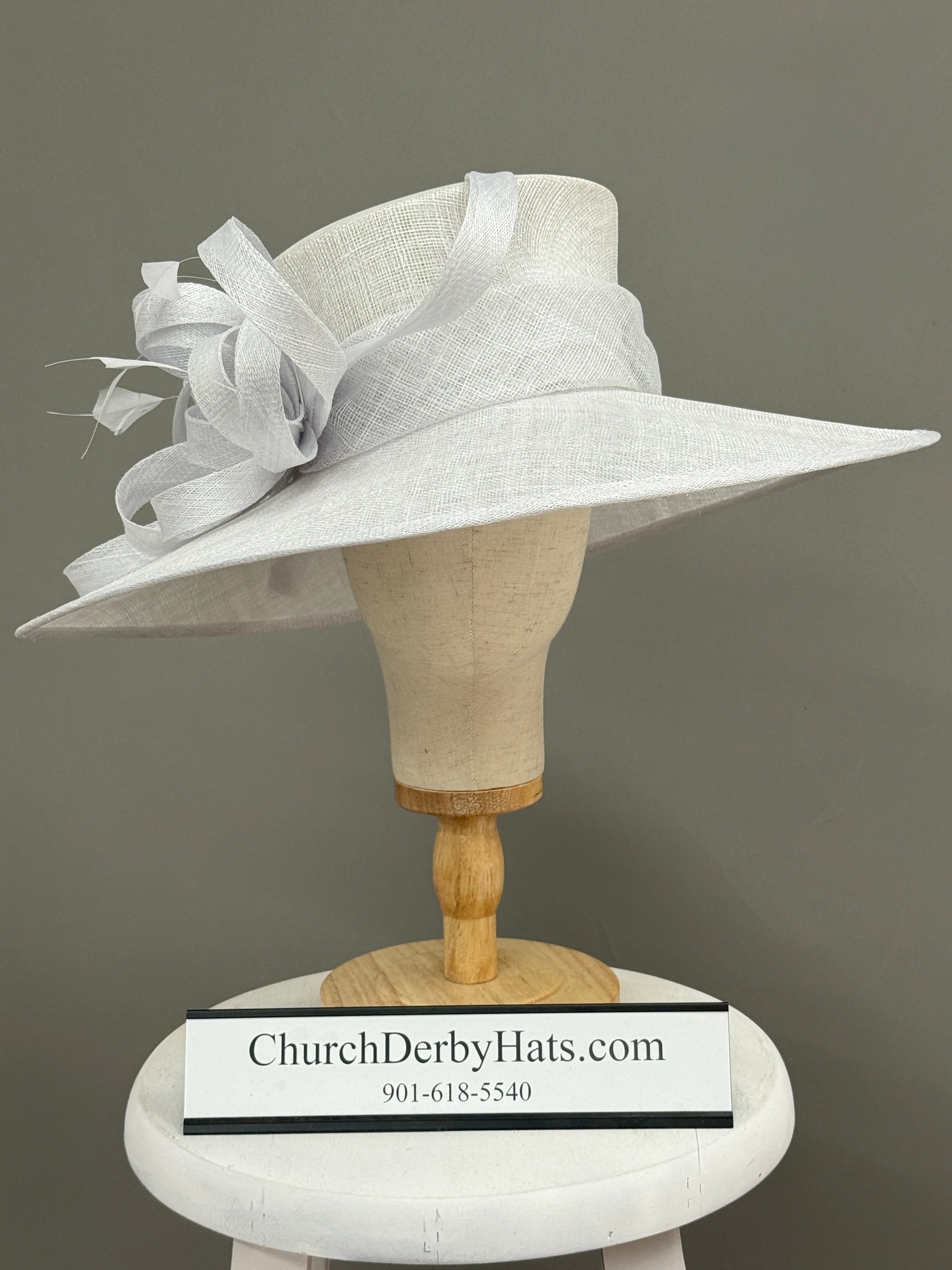 Chalk White - Church Derby Hat