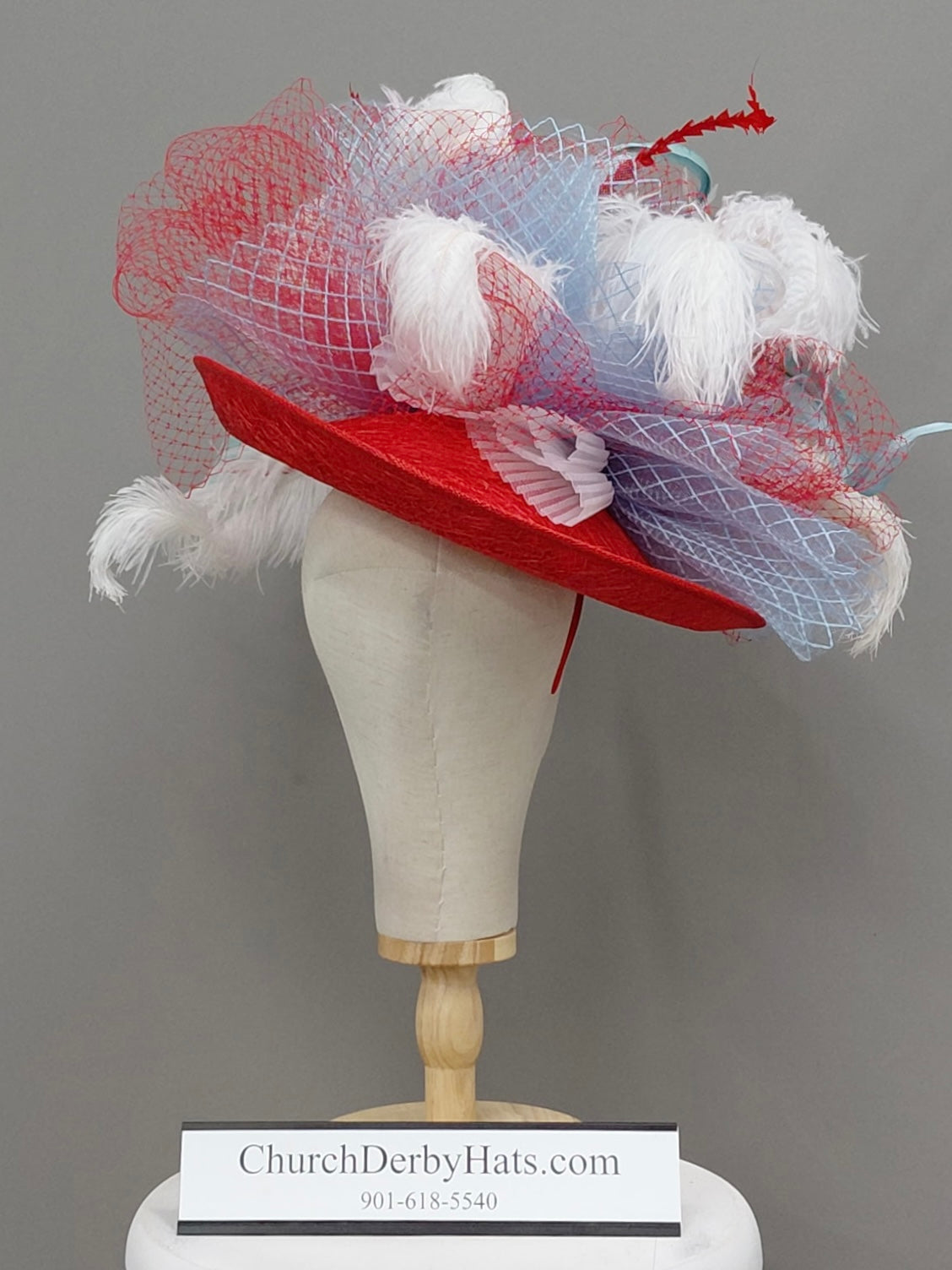 Betsy Kentucky Derby Fascinator on Headband