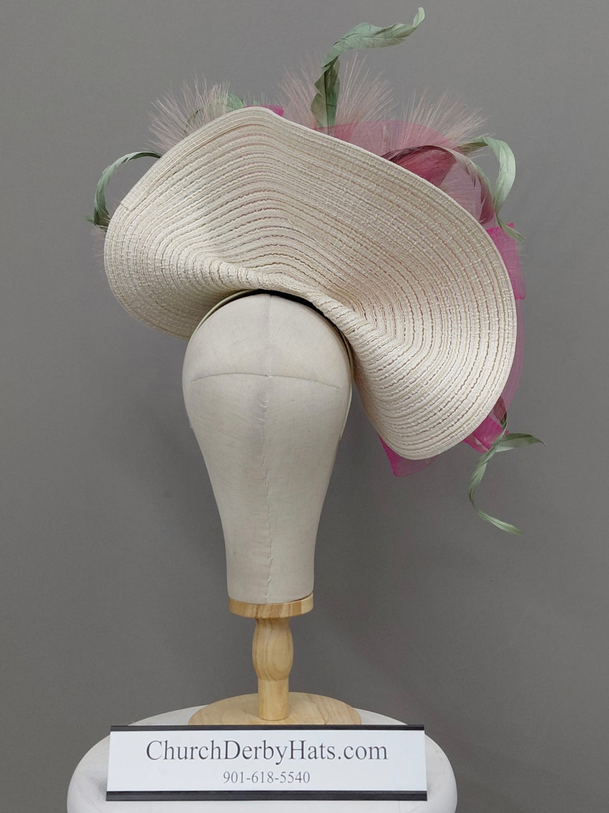 Rose Garden - Kentucky Derby Hat Fascinator on Headband