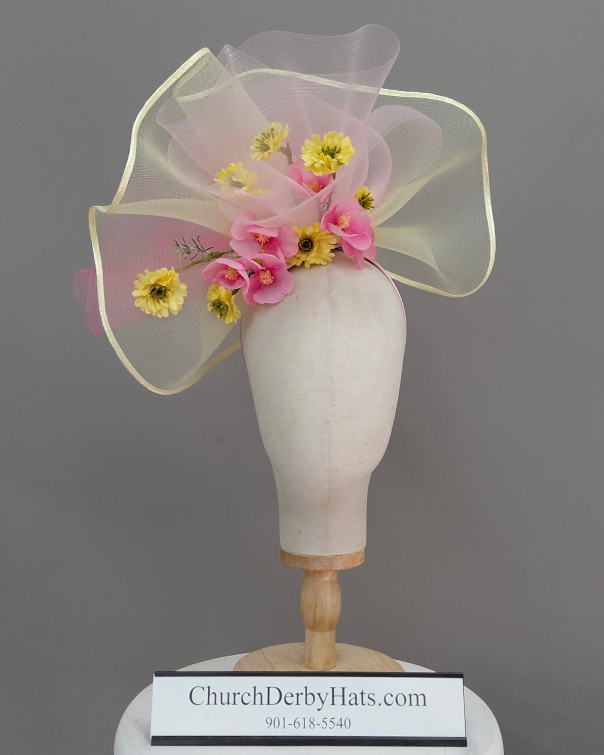 Charlotte Fascinator on Headband