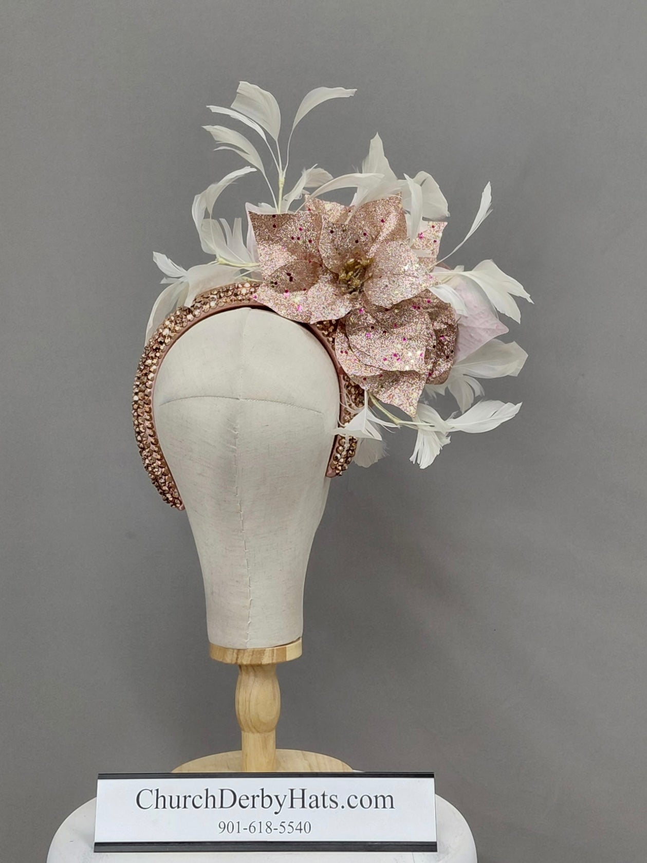 Judy Fascinator Reversible on Headband