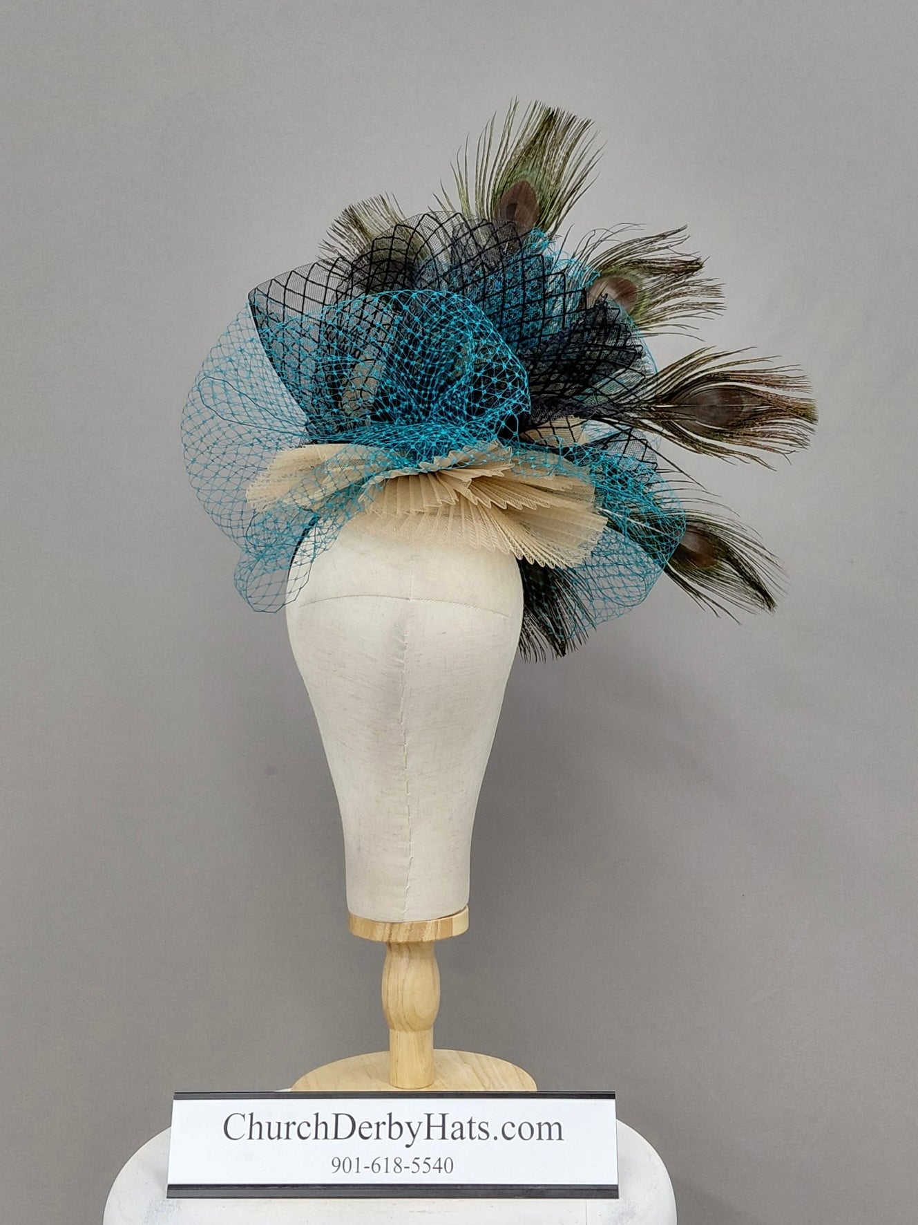 Maze - Kentucky Derby Fascinator Hat on Headband