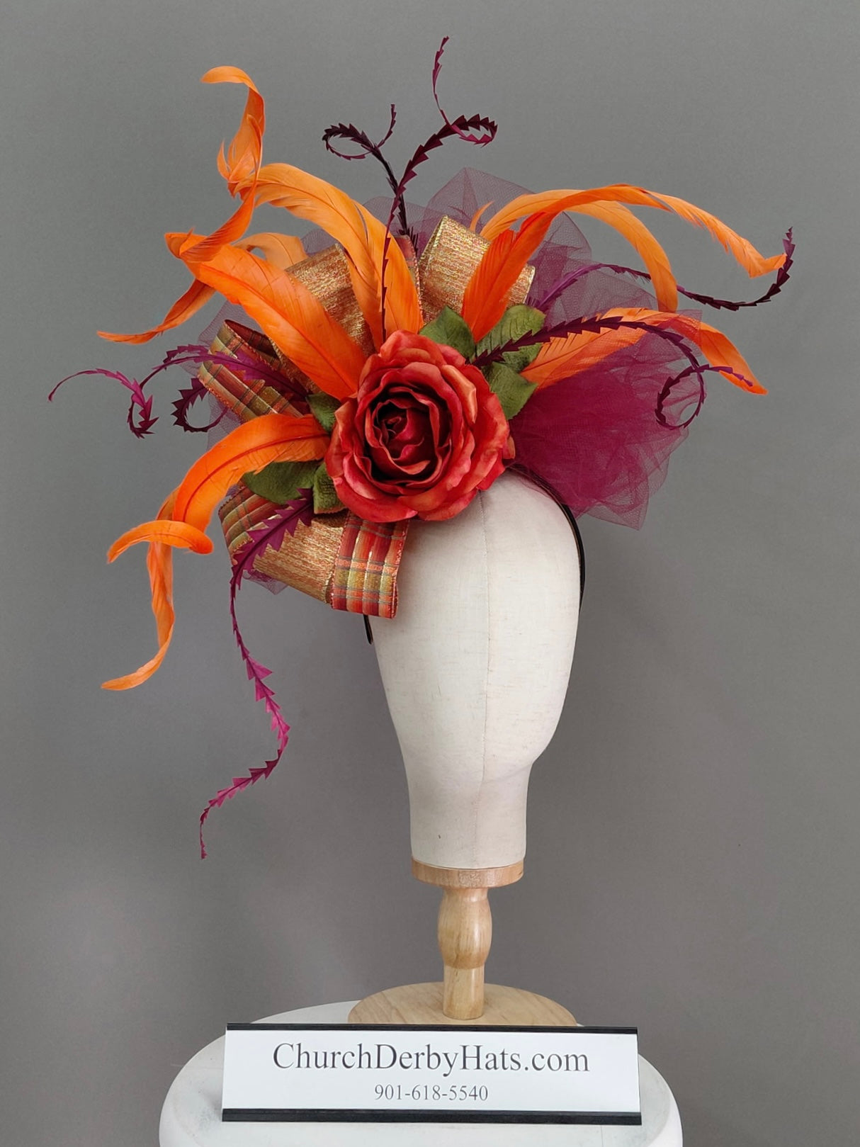 Tressa Fascinator on Headband
