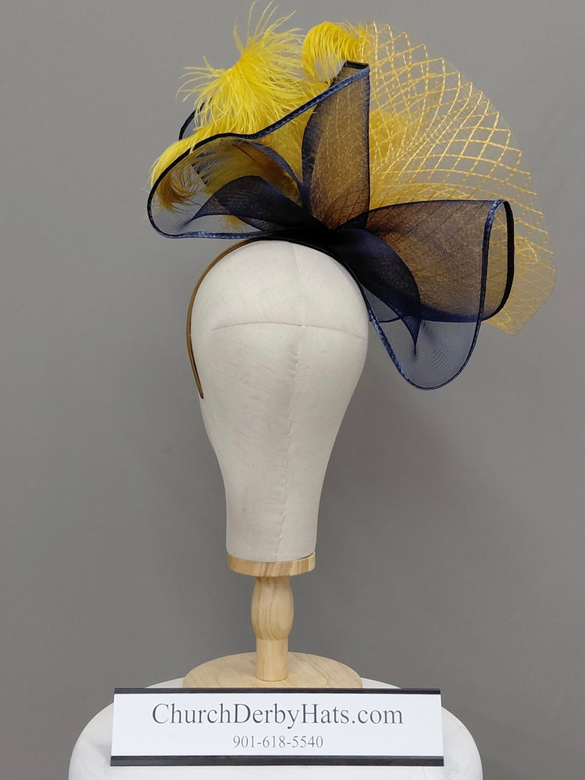 Fabriano - Kentucky Derby Hat - Fascinator on Headband