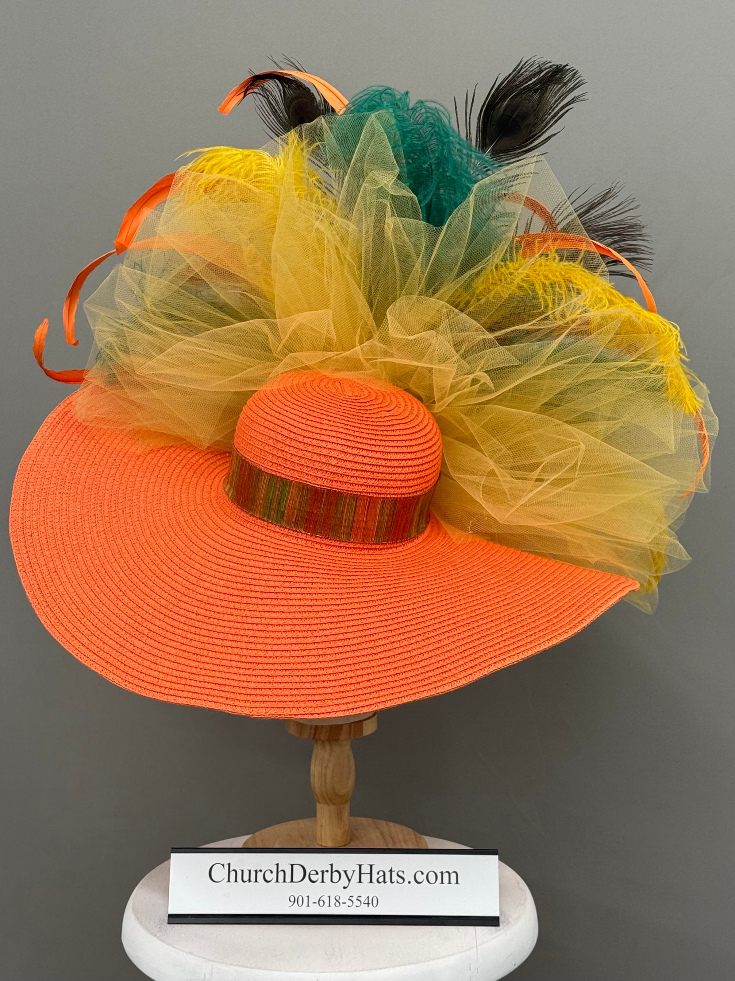 Shelly - Kentucky Derby Hat - Church Hat