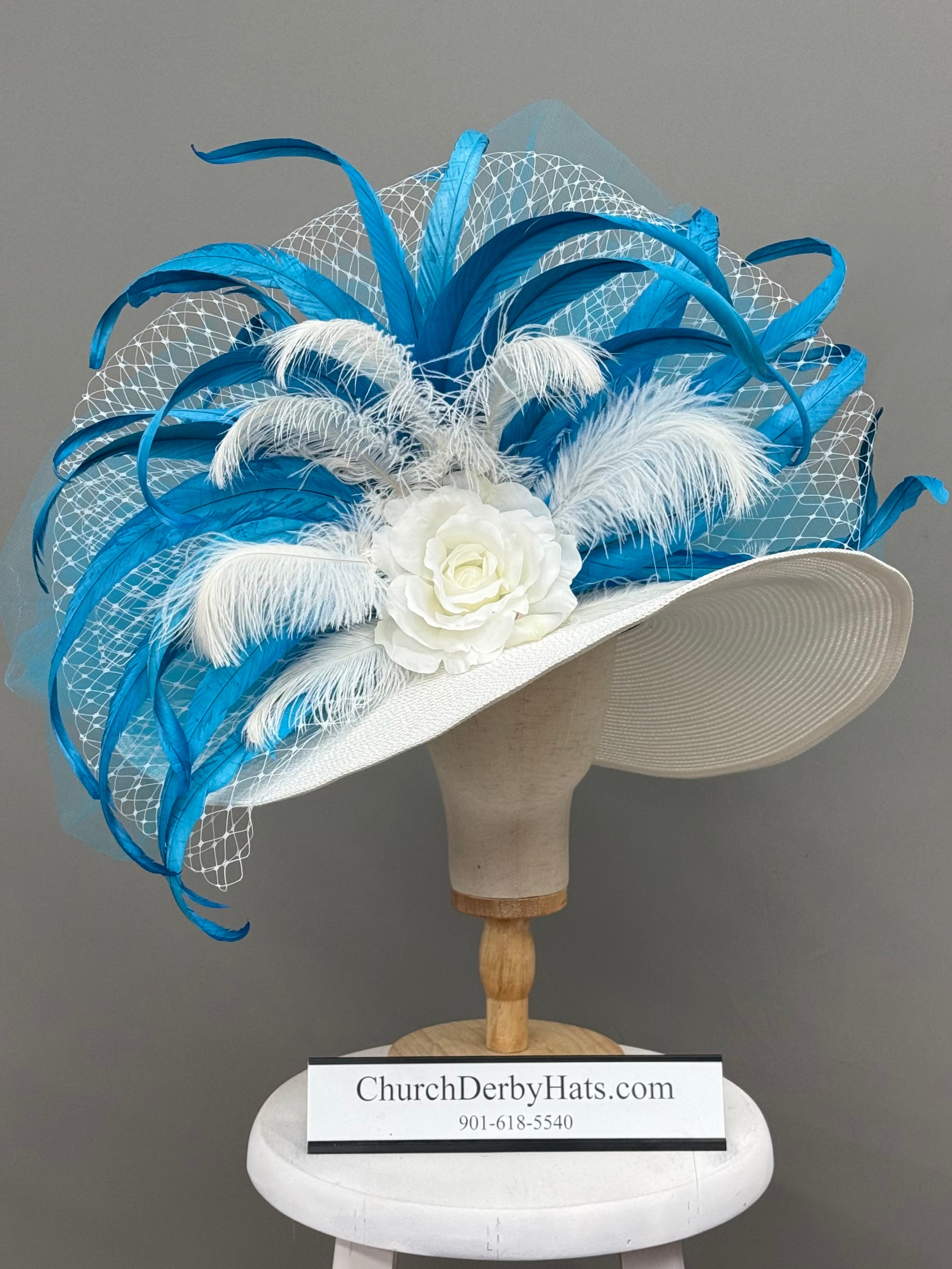 Ieena Blue - Kentucky Derby Hat