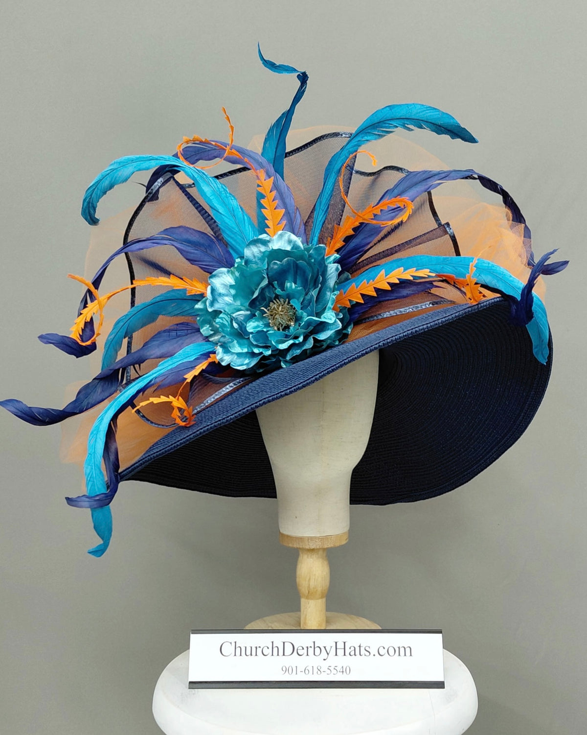 Lorine - Kentucky Derby Hat - Church Derby Hat
