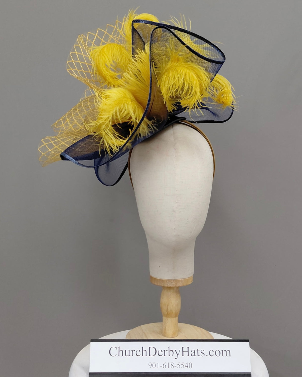 Fabriano - Kentucky Derby Hat - Fascinator on Headband
