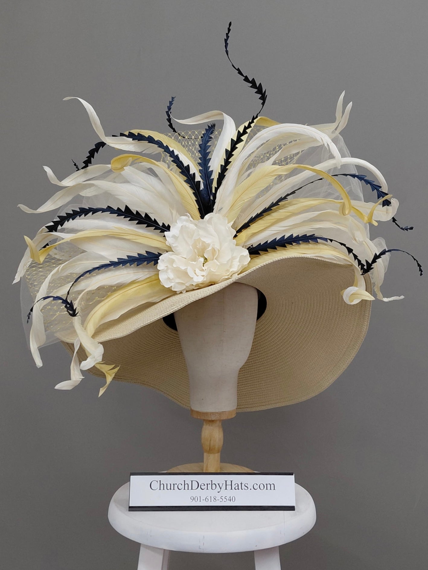 Hannah - Church Derby Hat