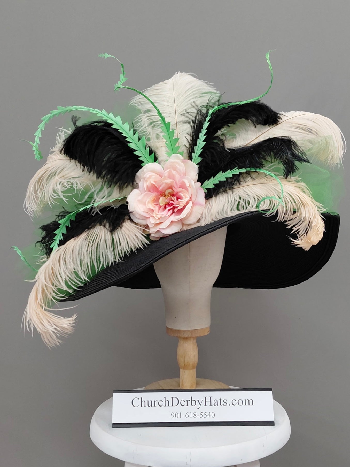 Shirley - Kentucky Derby Hat - Church Hat
