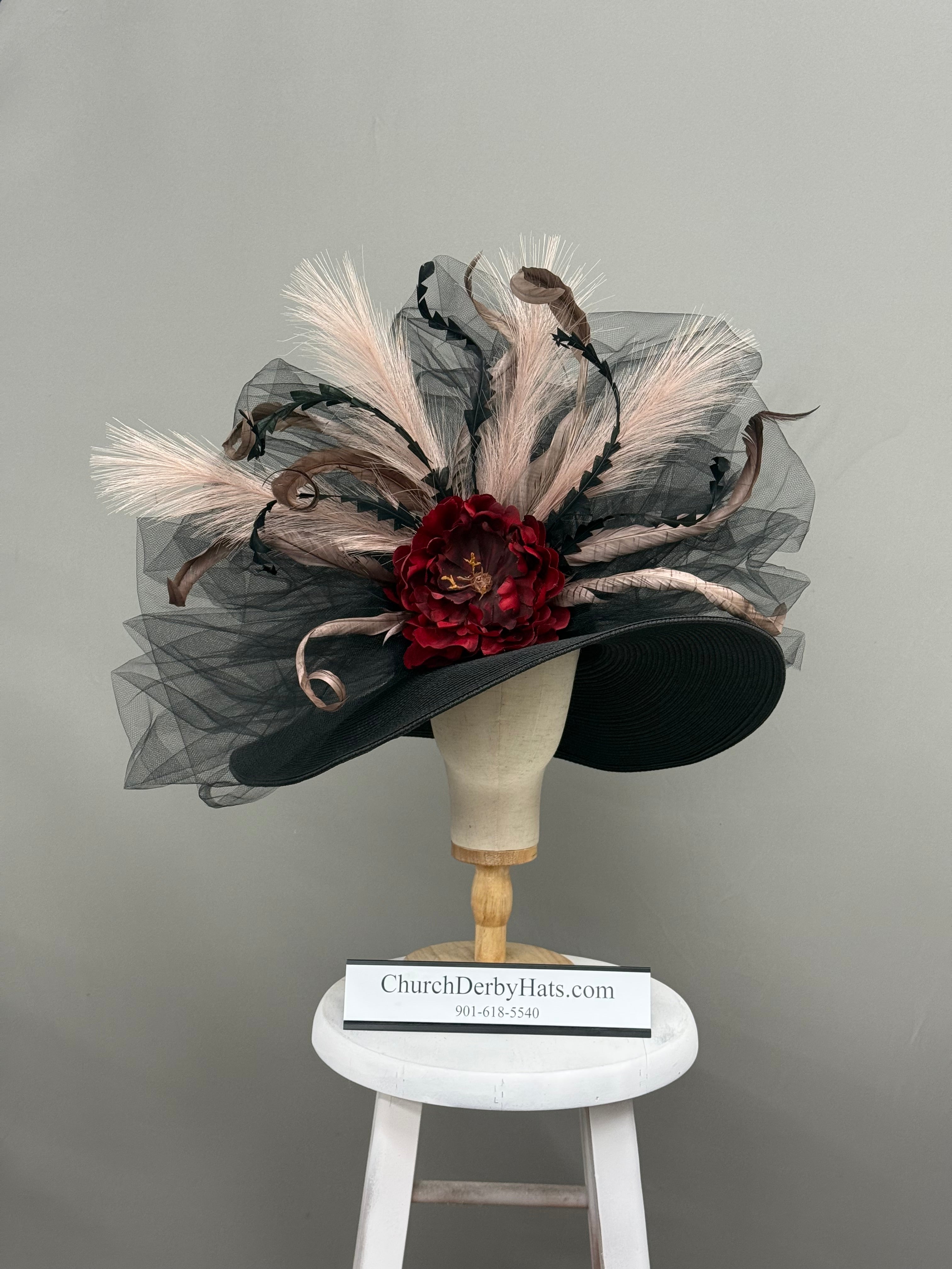 Dramatic Elegance - Kentucky Derby Hat
