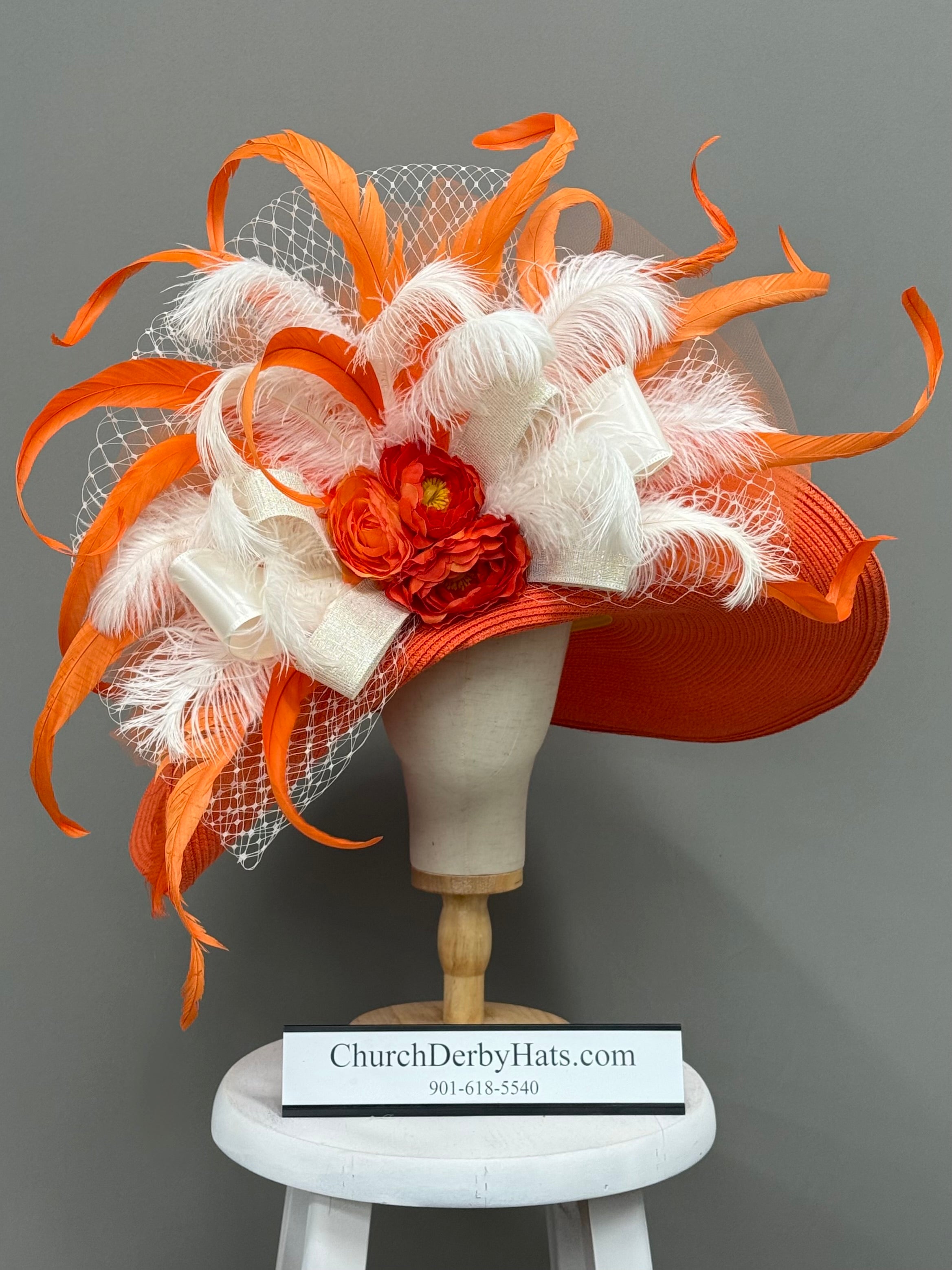 Mona Lisa - Kentucky Derby Hat - Church Hat