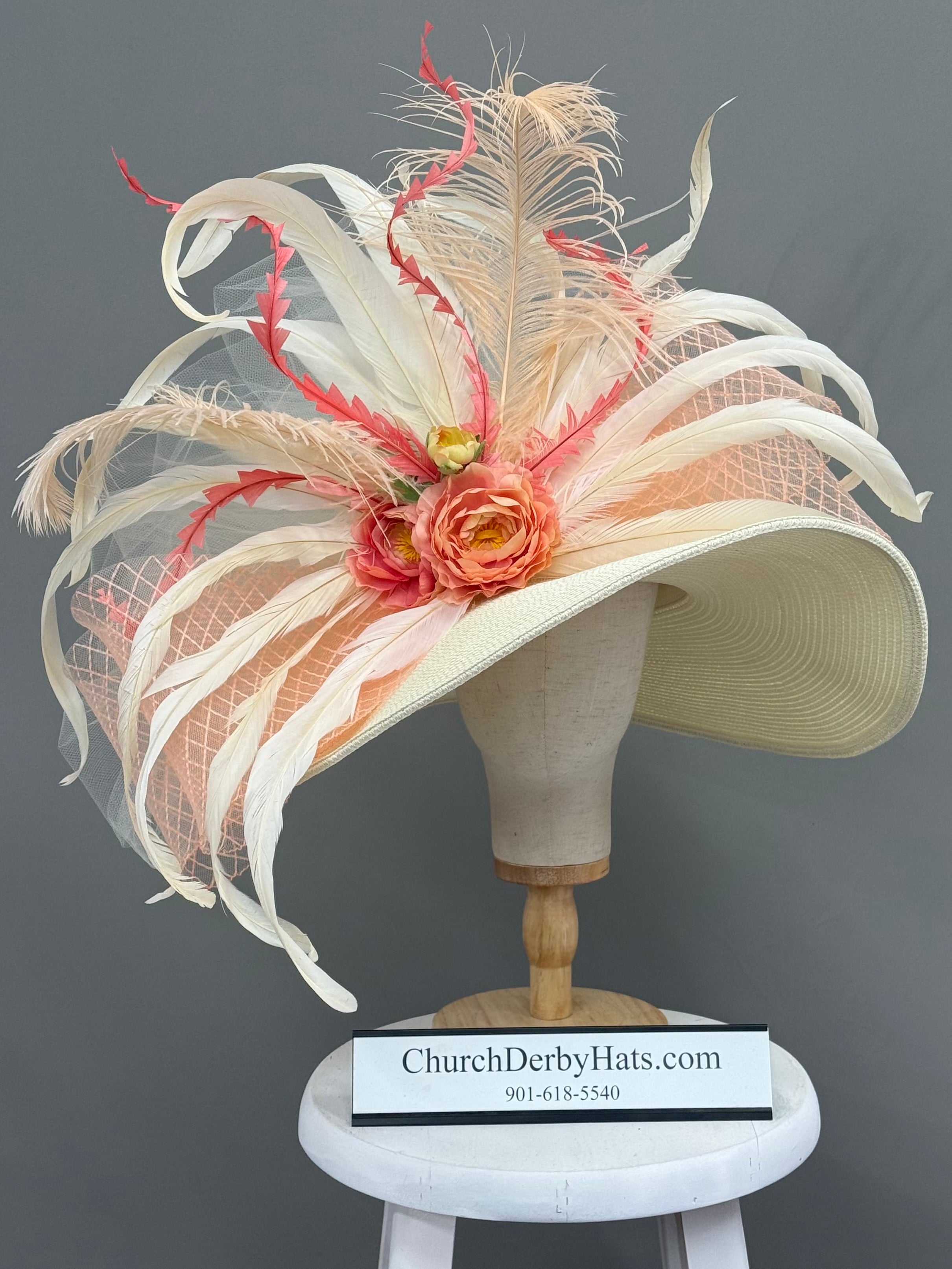 Meghan - Church Derby Hat