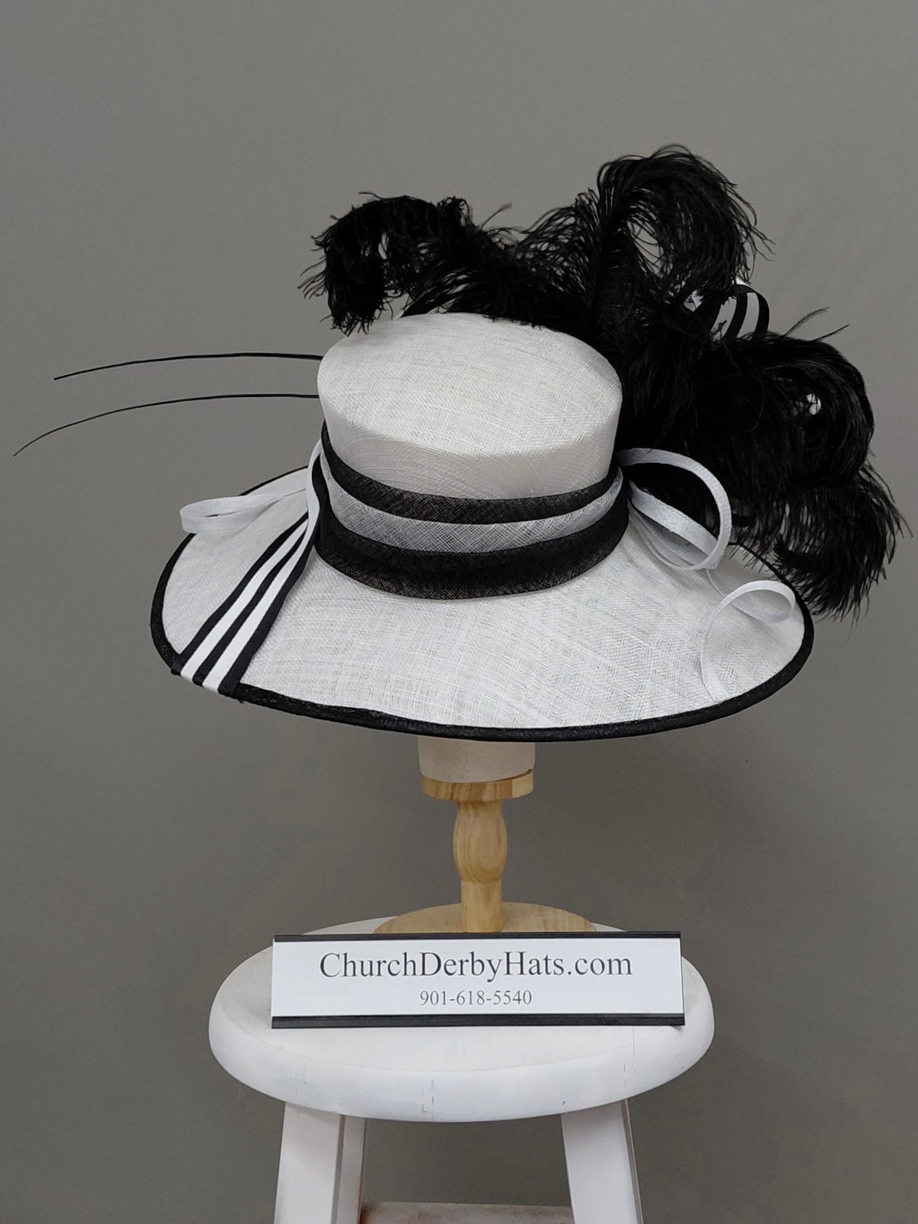 Femme Fatale - Sinamay Derby Hat