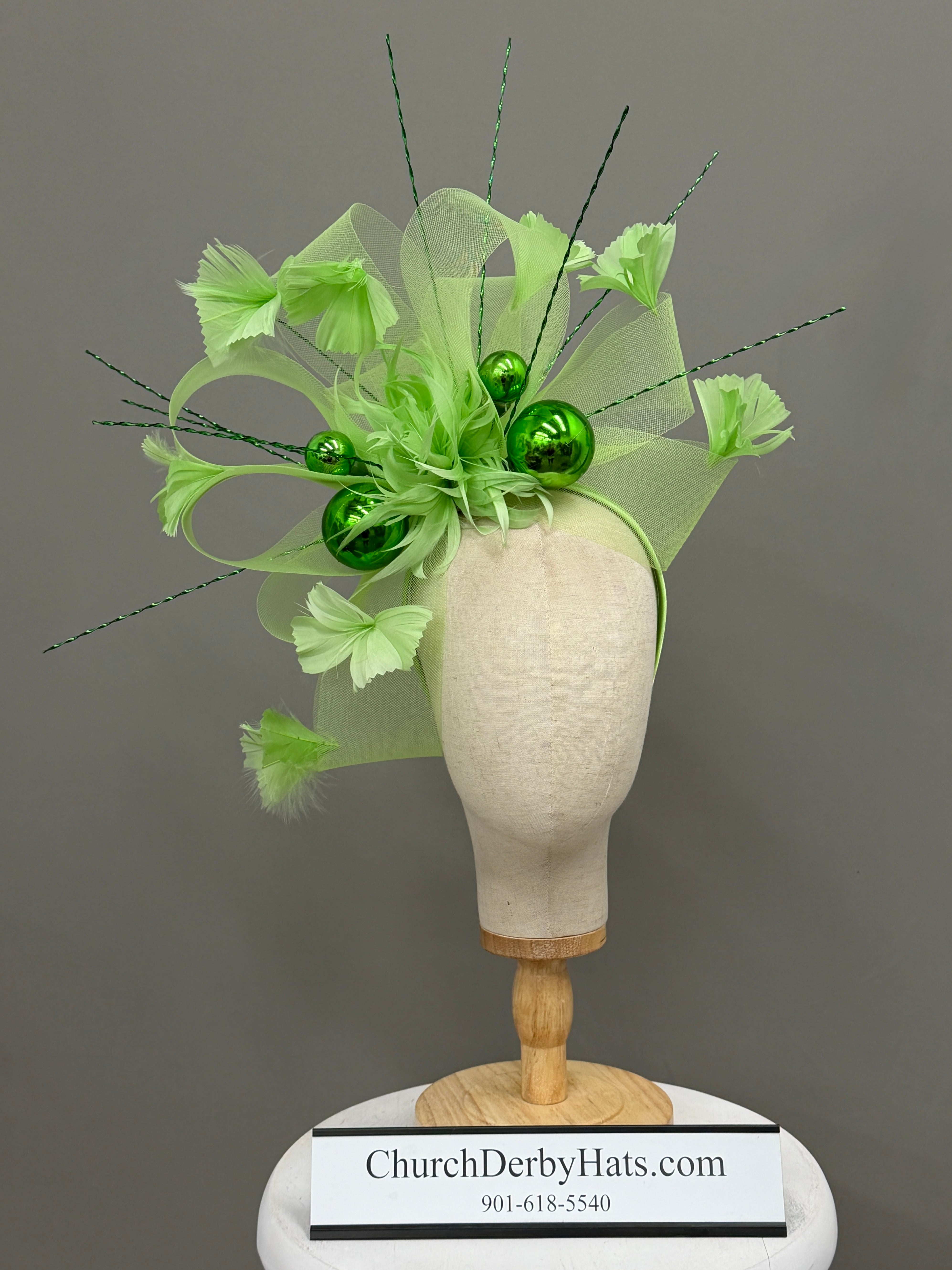 St Patty by Vance - Green Fascinator