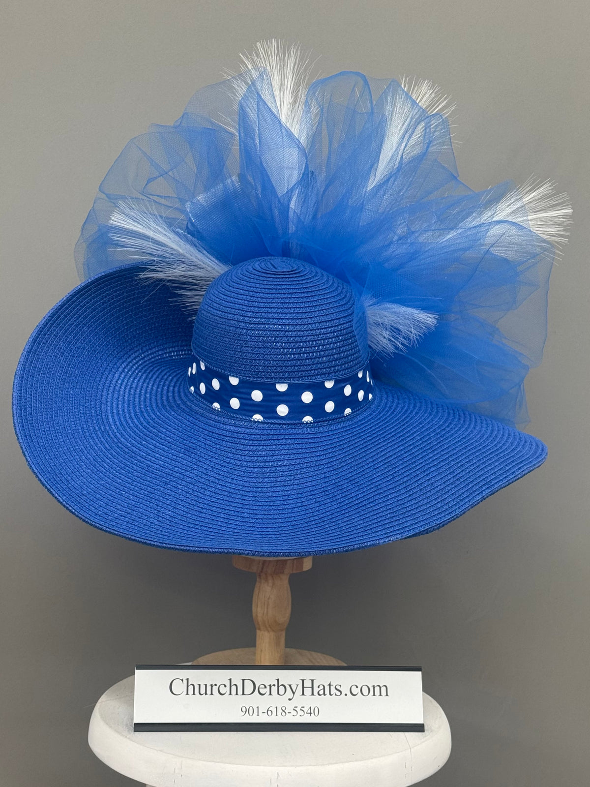 Kentucky Blue - Kentucky Derby Hat