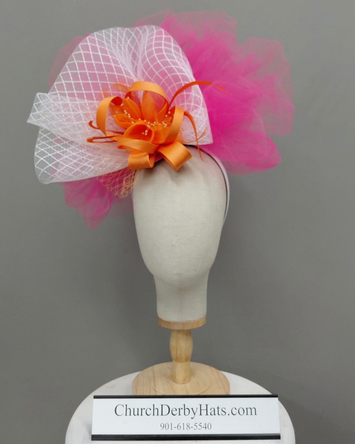 Spencer - Kentucky Derby Fascinator on Headband