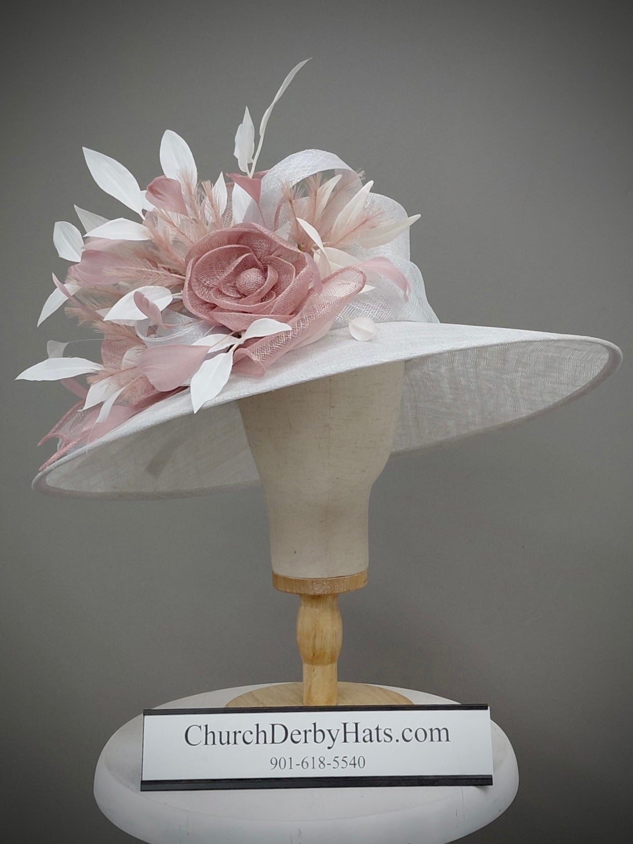 Blush Couture - Church Derby Hat