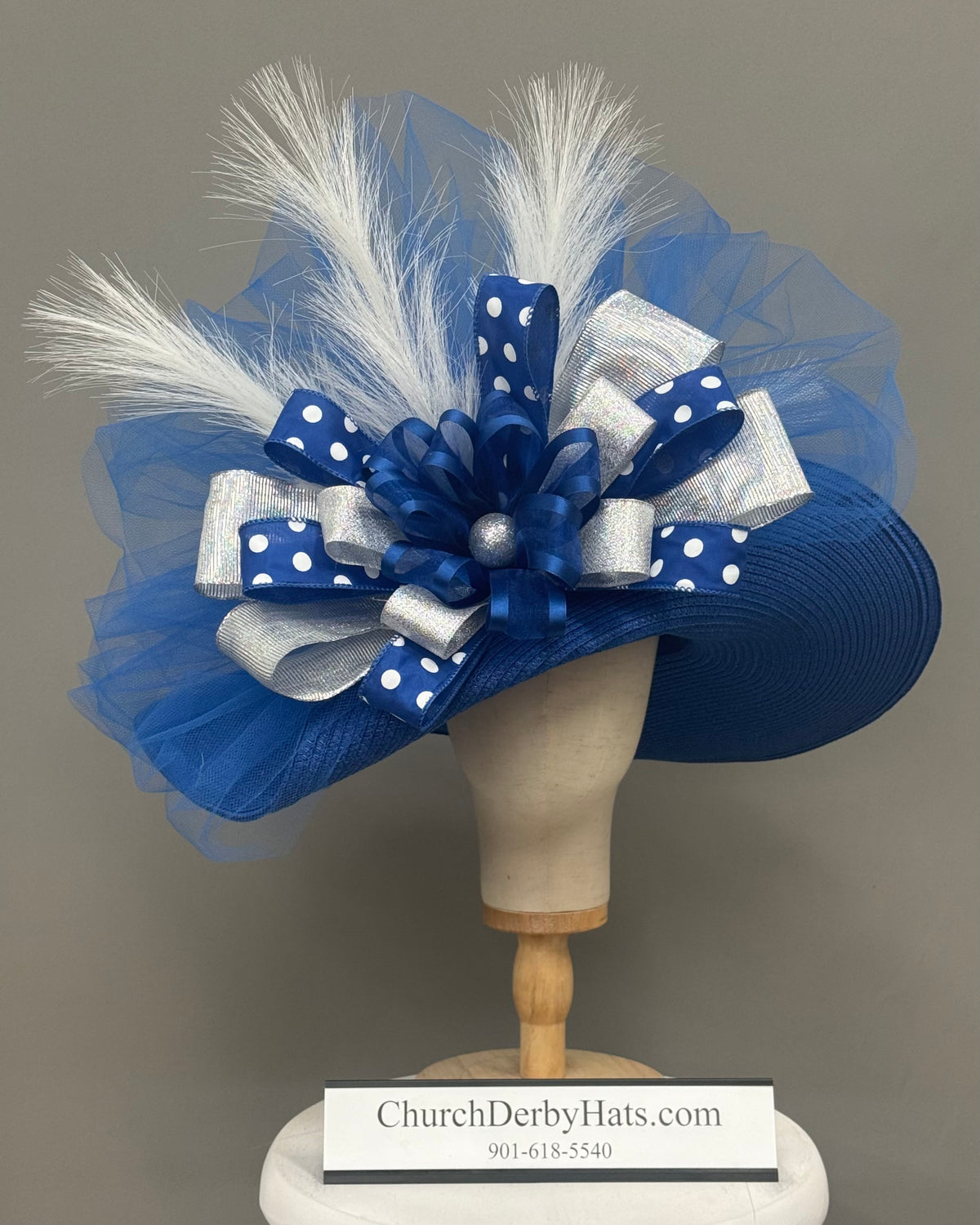 Kentucky Blue - Kentucky Derby Hat