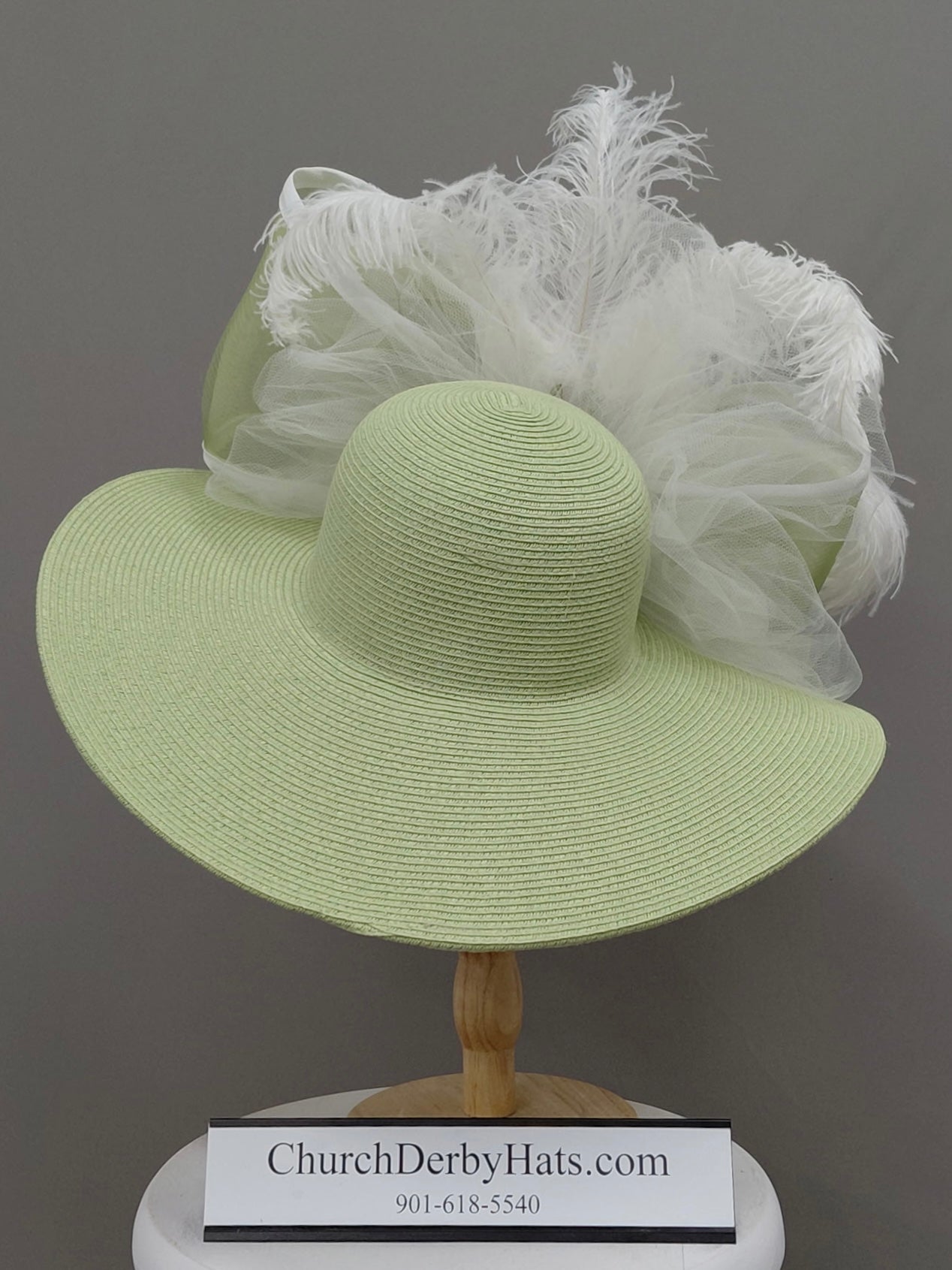 Garden Green - Kentucky Derby Hat