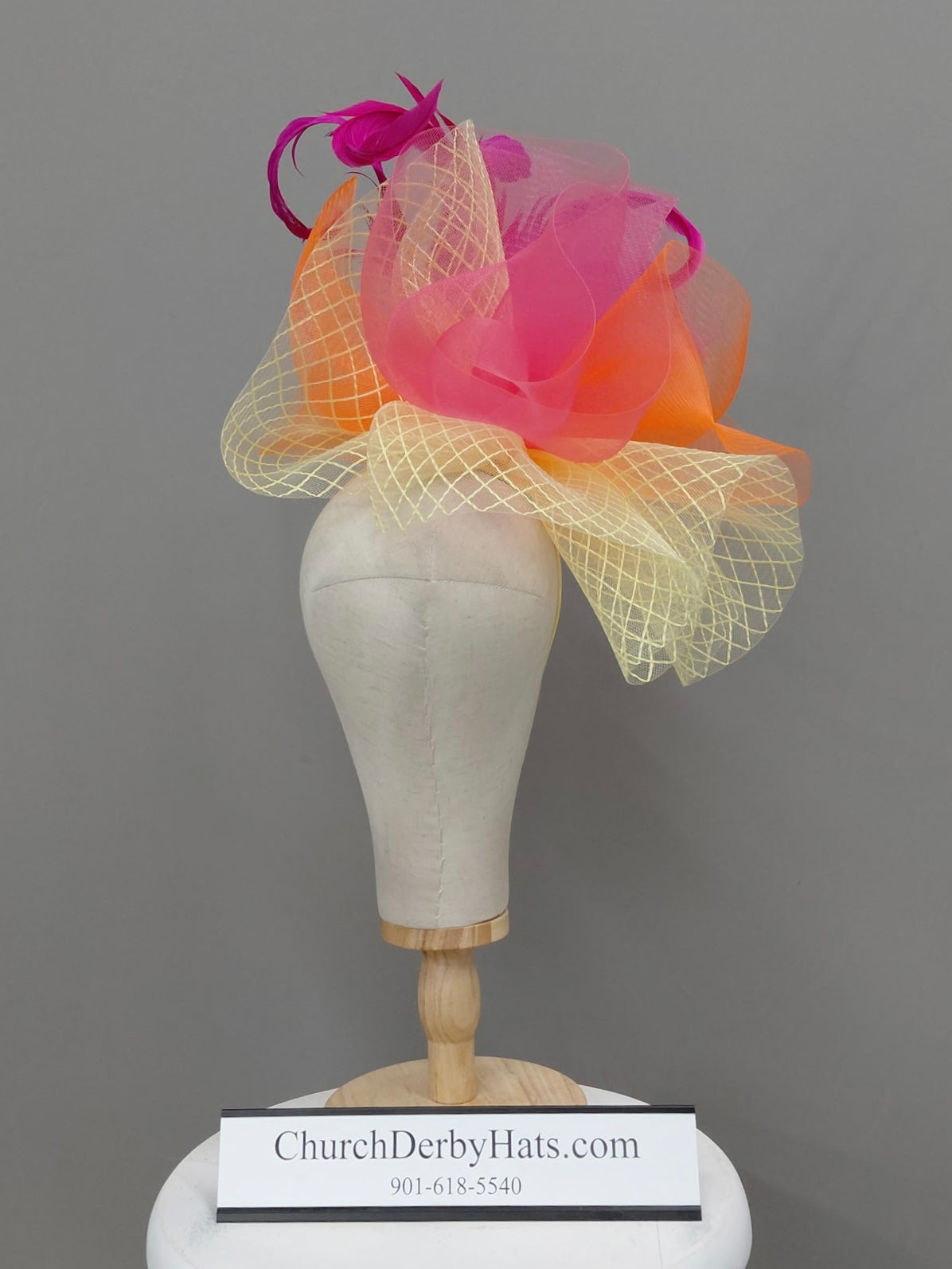 Abigail Fascinator - Kentucky Derby Hat - Church Hat