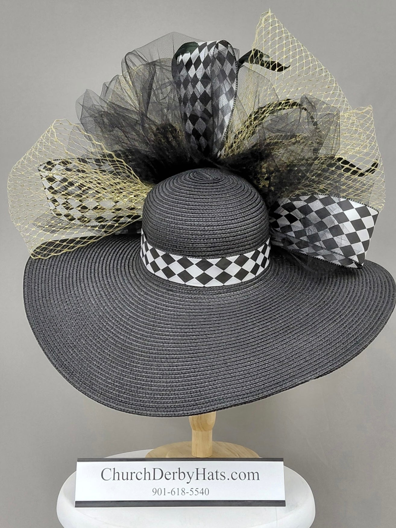 Clarissa - Kentucky Derby Hat - Church Hat