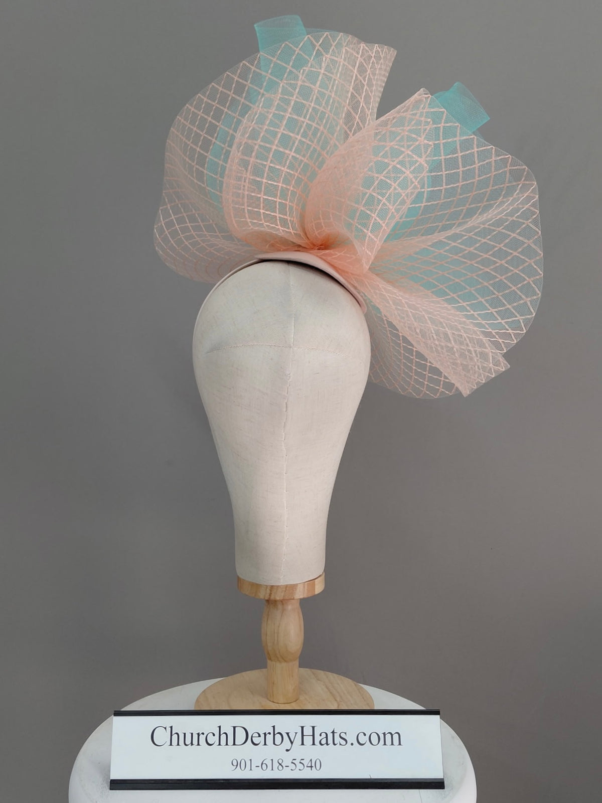 Baby’s Breath - Kentucky Derby Hat - Fascinator on headband