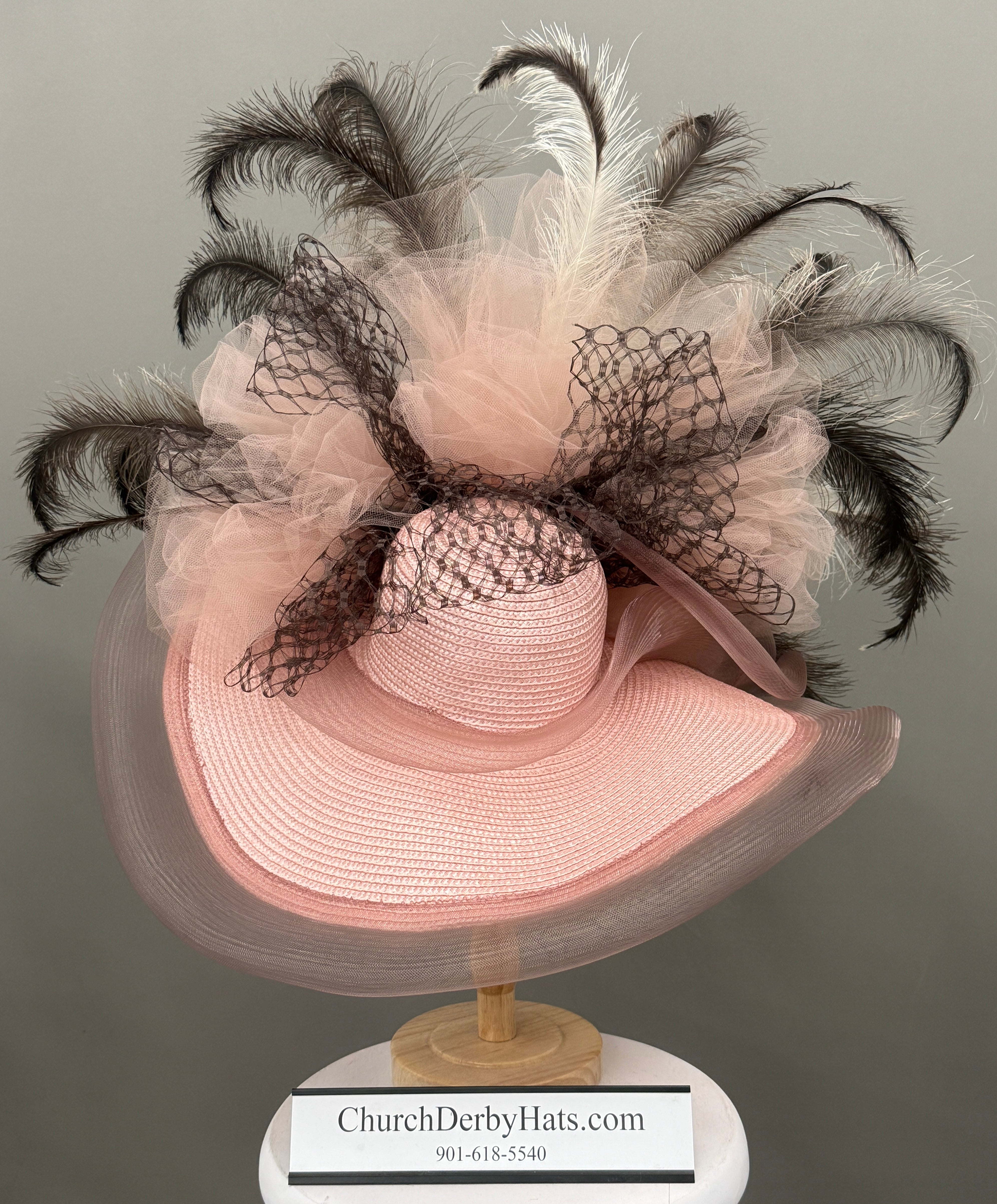 Blush Goddess - Kentucky Derby Hat