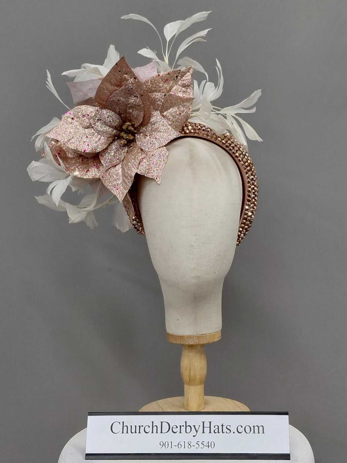 Judy Fascinator Reversible on Headband