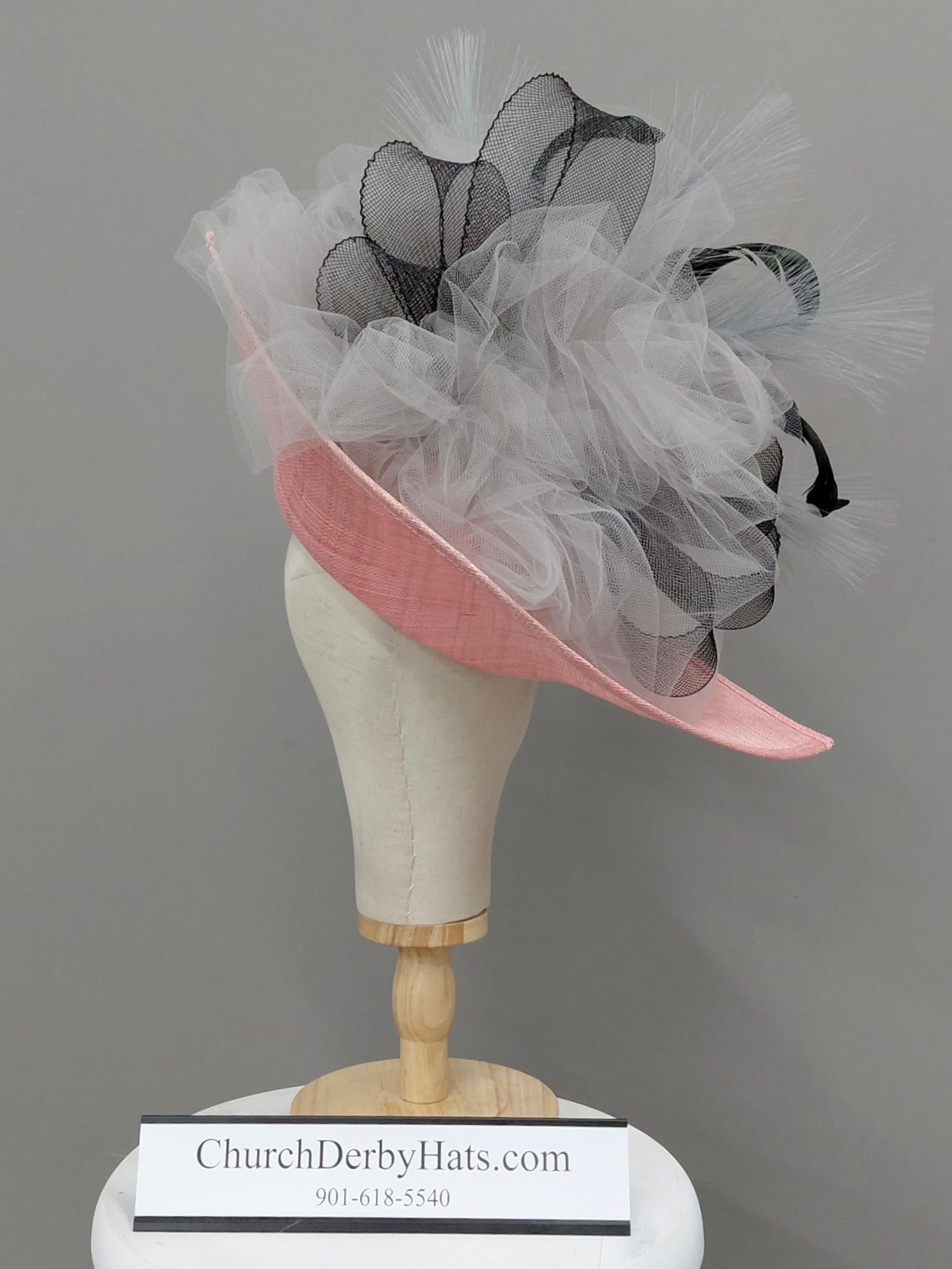 Delora Fascinator - Kentucky Derby Hat - Church Hat