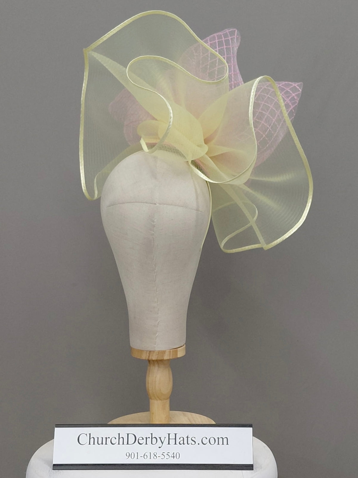 Coco Yellow - Kentucky Derby Fascinator