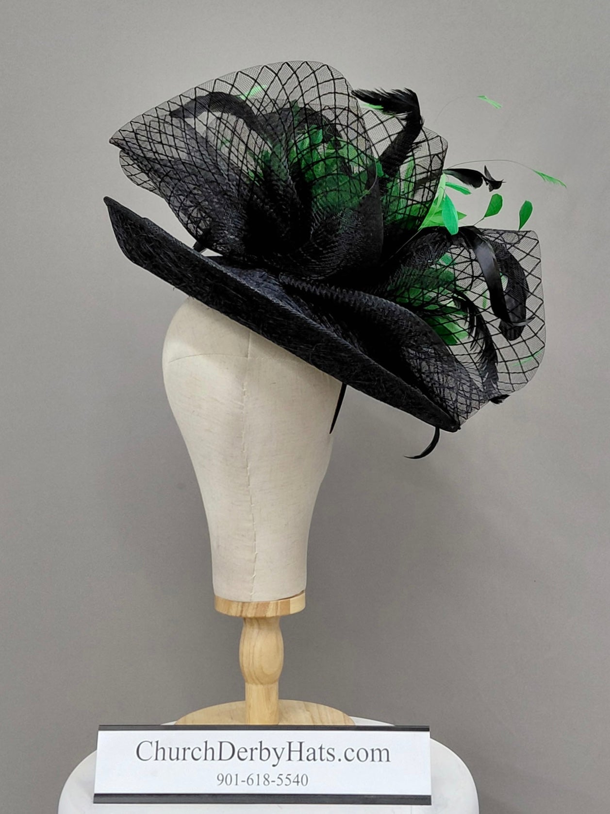 Alphaba Fascinator on Headband