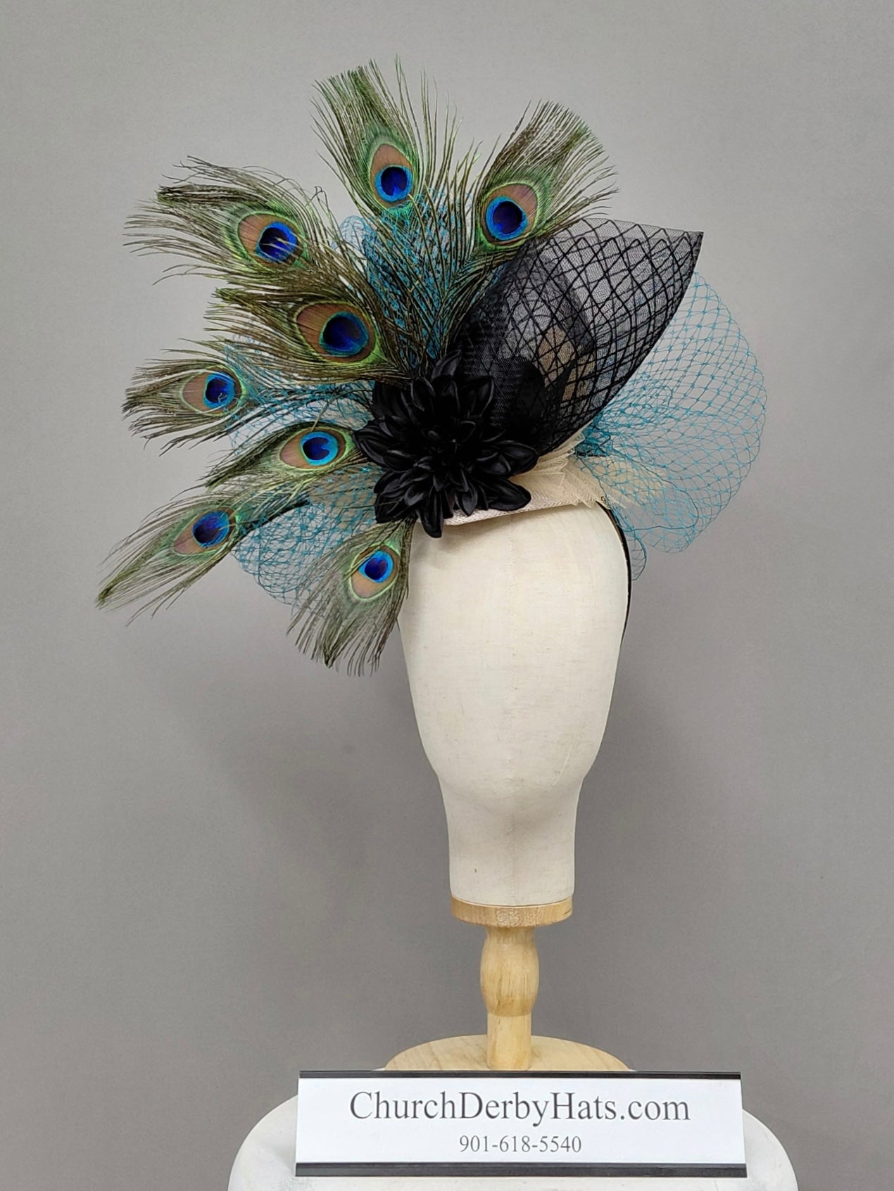 Maze - Kentucky Derby Fascinator Hat on Headband