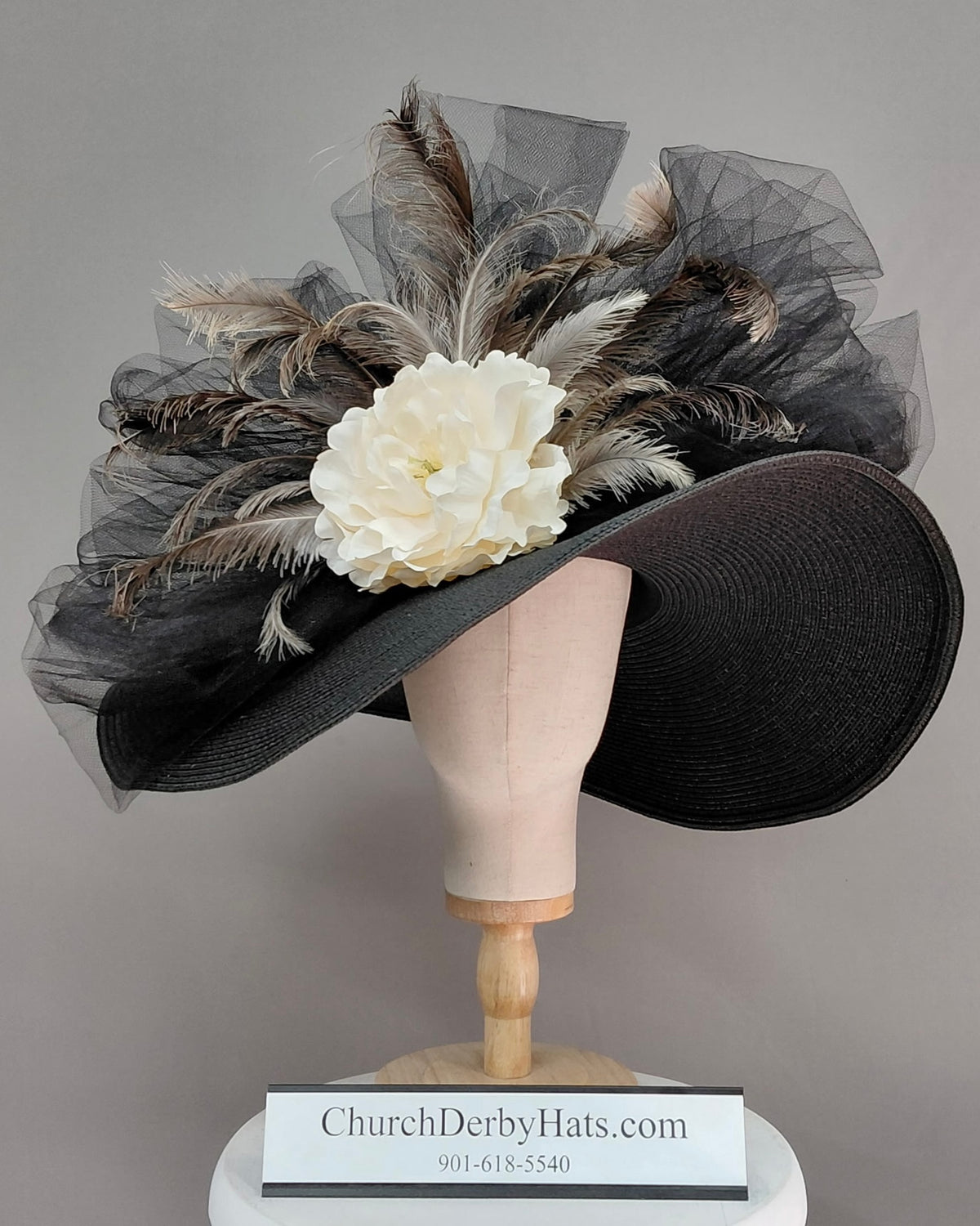 Rhea - Kentucky Derby Hat - Church Hat