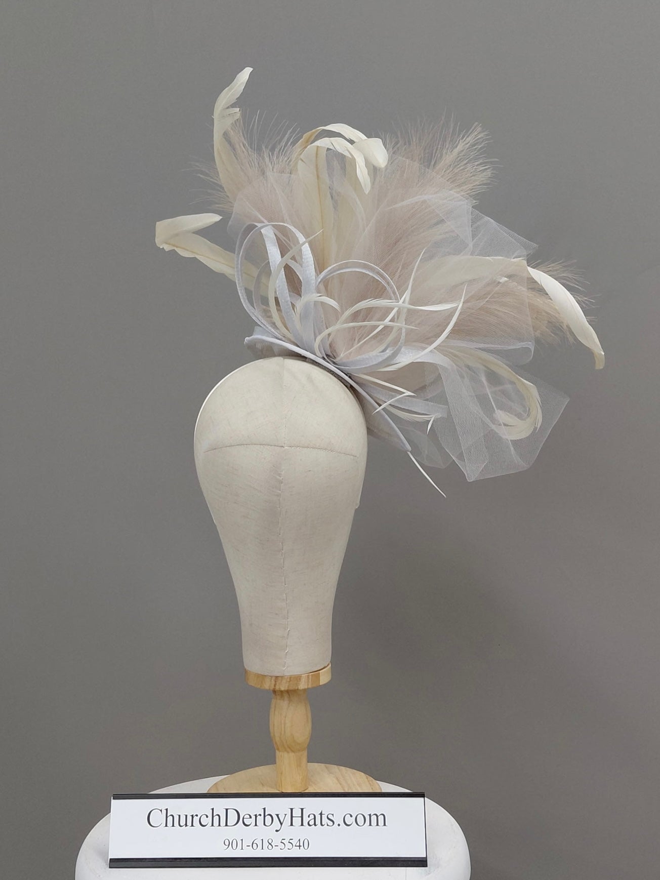 Pierre - Church Derby Fascinator Hat