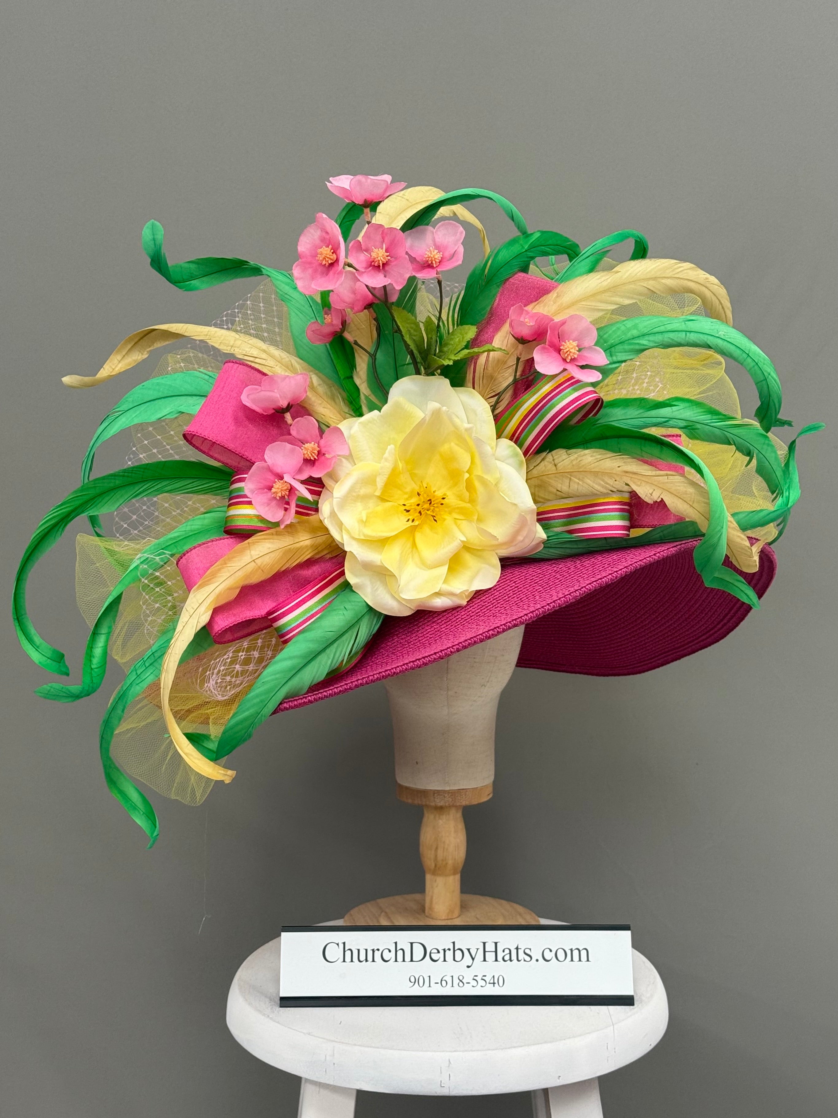 Oaks - Kentucky Derby Hat - Church Hat