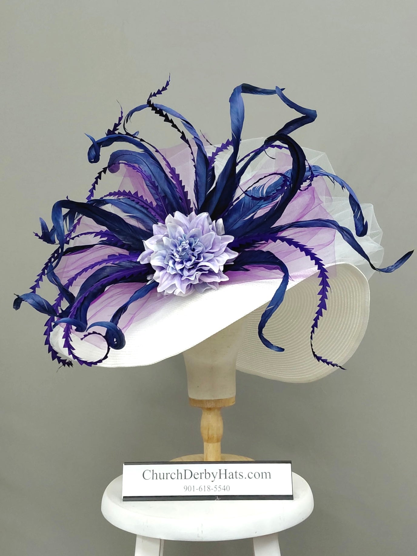 Lavender - Kentucky Derby Hat - Church Derby Hat