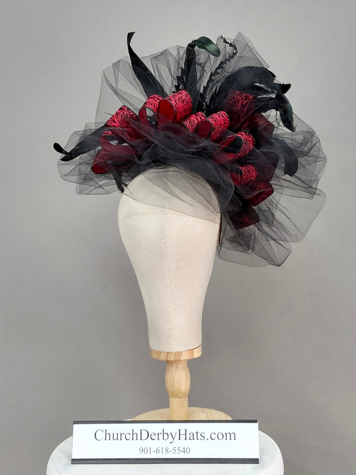 Derby Time Fascinator - Kentucky Derby Hat - Church Hat