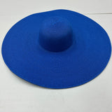 Paper Straw Hat Body Royal Blue