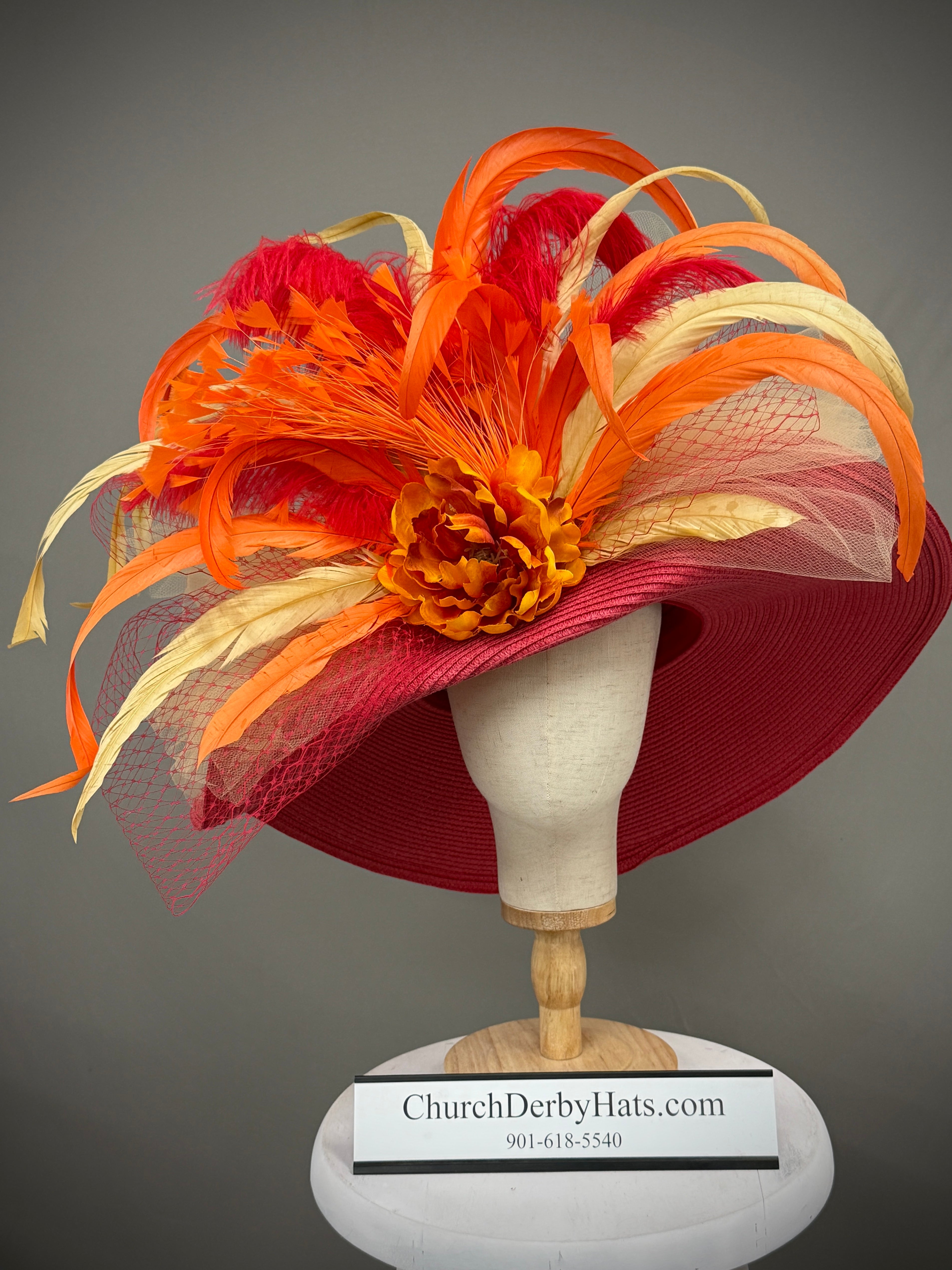 Just Like Fire - Church Derby Hat