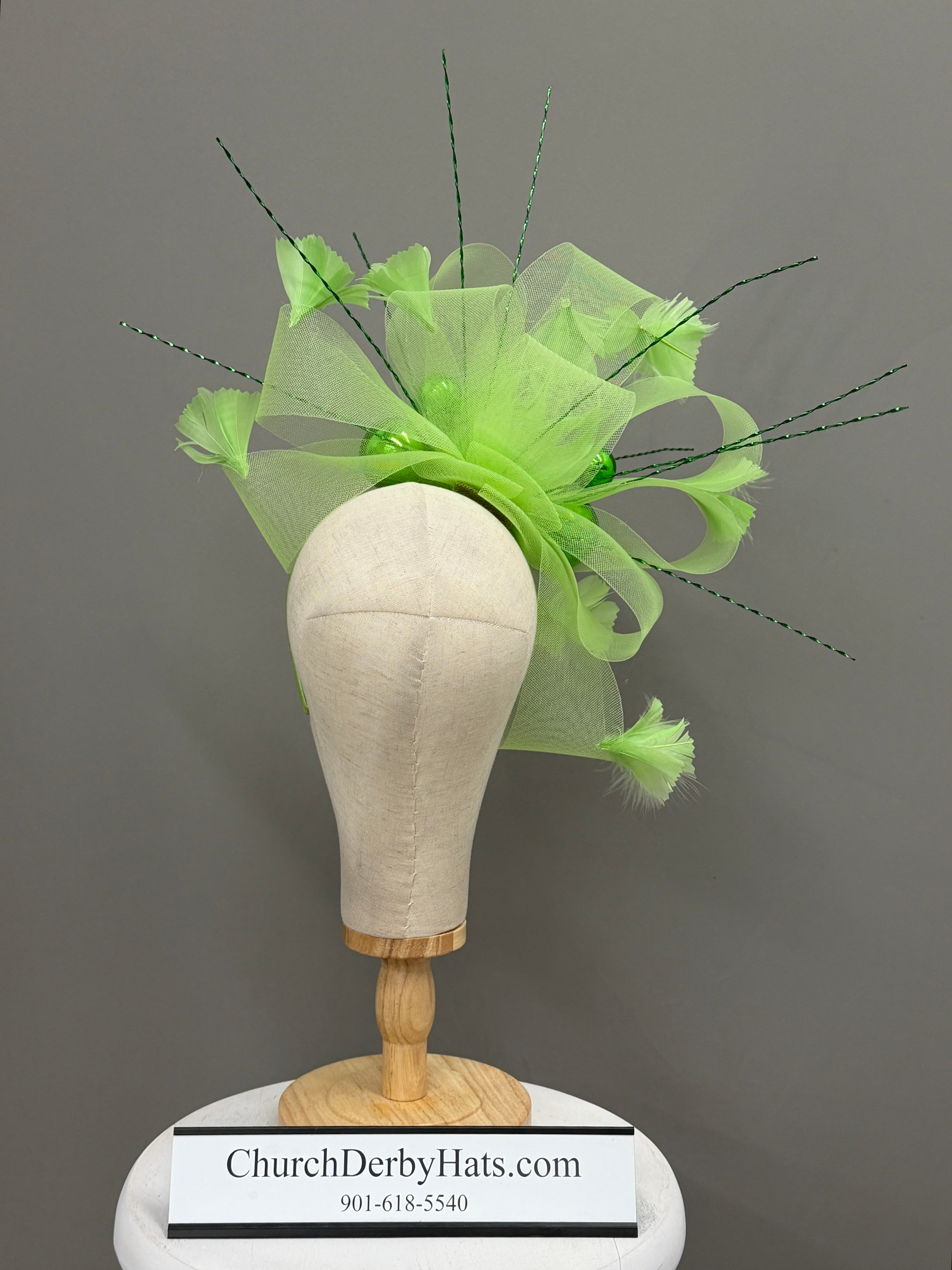 St Patty by Vance - Green Fascinator